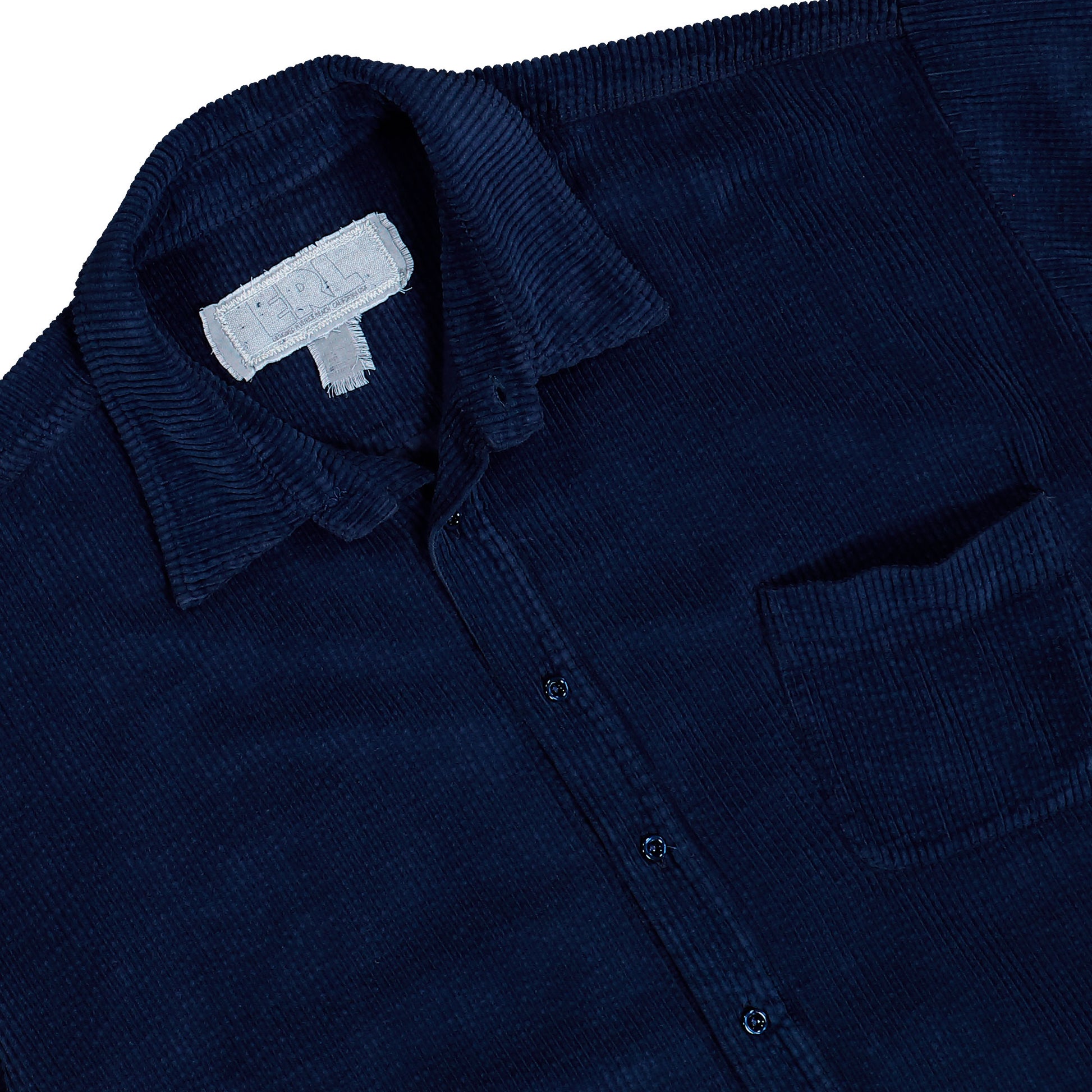 ERL Woven Corduroy Overshirt Navy Overshirt ERL11B019-1 / Navy Detailfoto | Overkill
