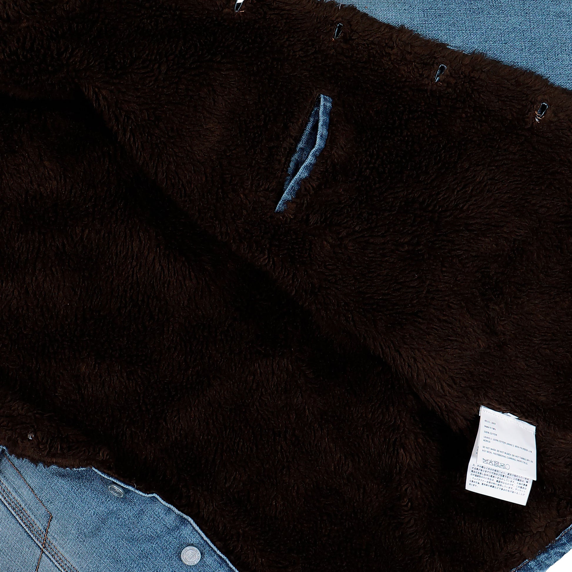 ERL Breakwater Wash Denim Woven Jacket Blue Jacket ERL11J003-1 / Blue Detail View 2 | Overkill
