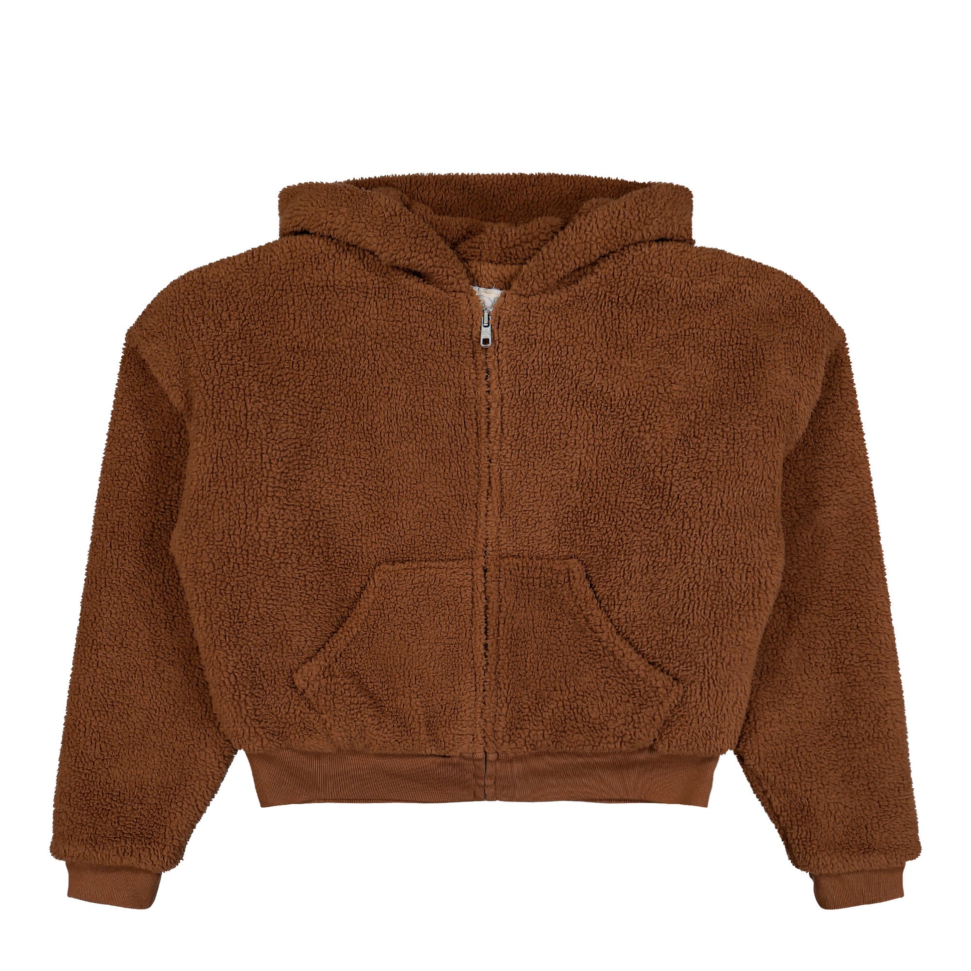 ERL Terry Fleece Knit Zipped Hoodie Brown Zip Hoodie ERL11J007-1 / Brown | Overkill
