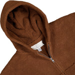ERL Terry Fleece Knit Zipped Hoodie Brown Zip Hoodie ERL11J007-1 / Brown Detailfoto | Overkill
