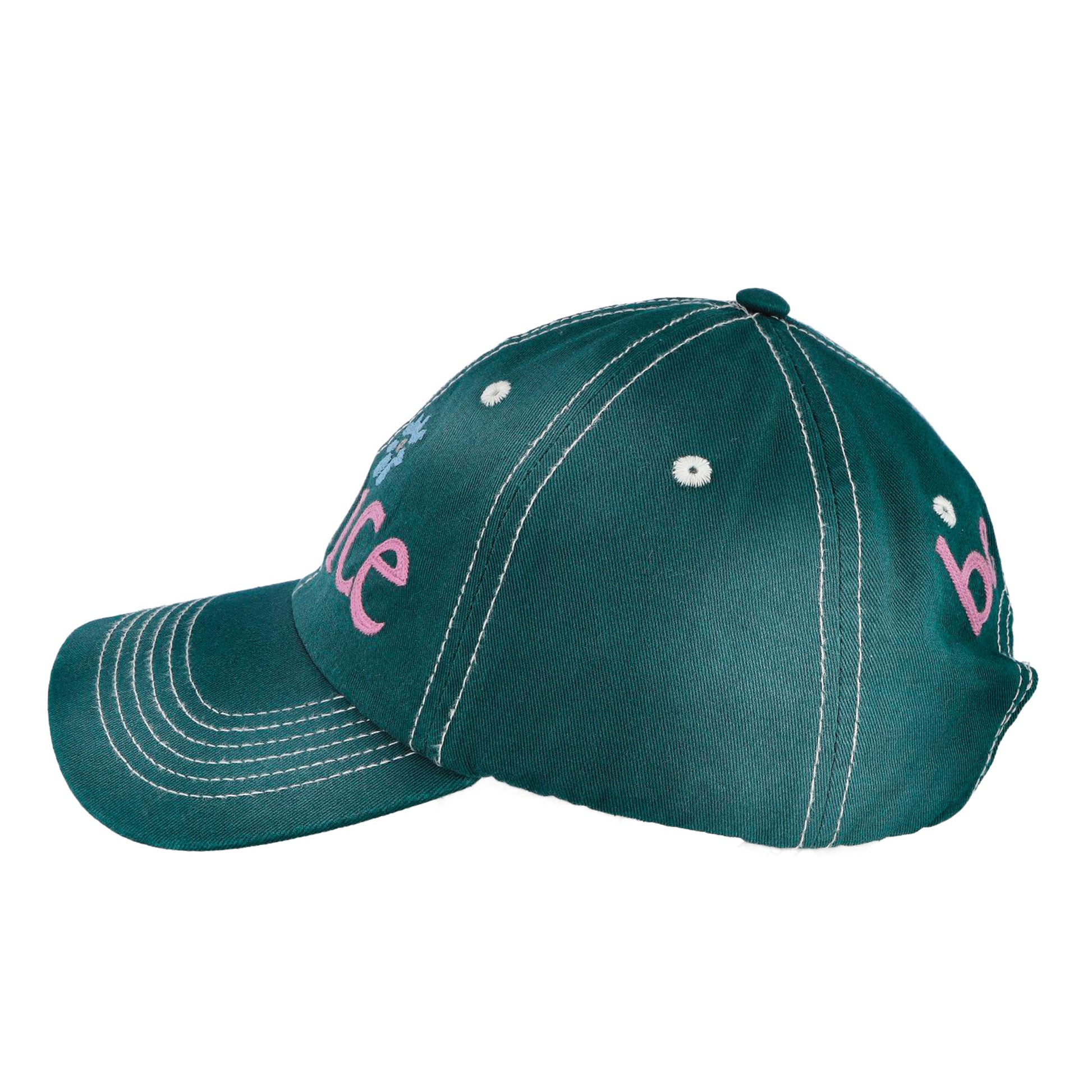 ERL Venice Woven Cap Green Basecap ERL11K018-2 / Green Close-up | Overkill
