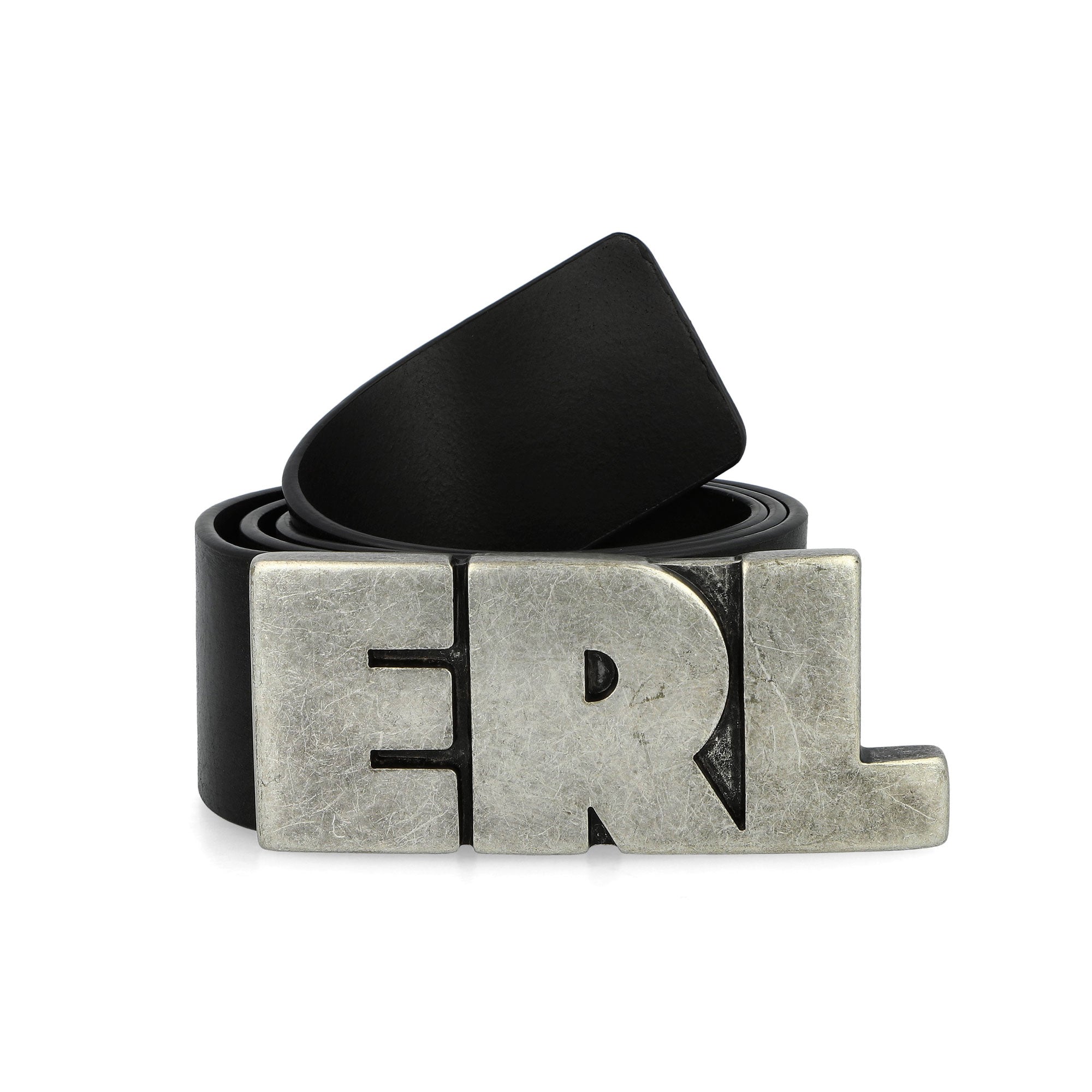 ERL BUCKLE BELT ERL Leather Belt LOGO FW25 GATE