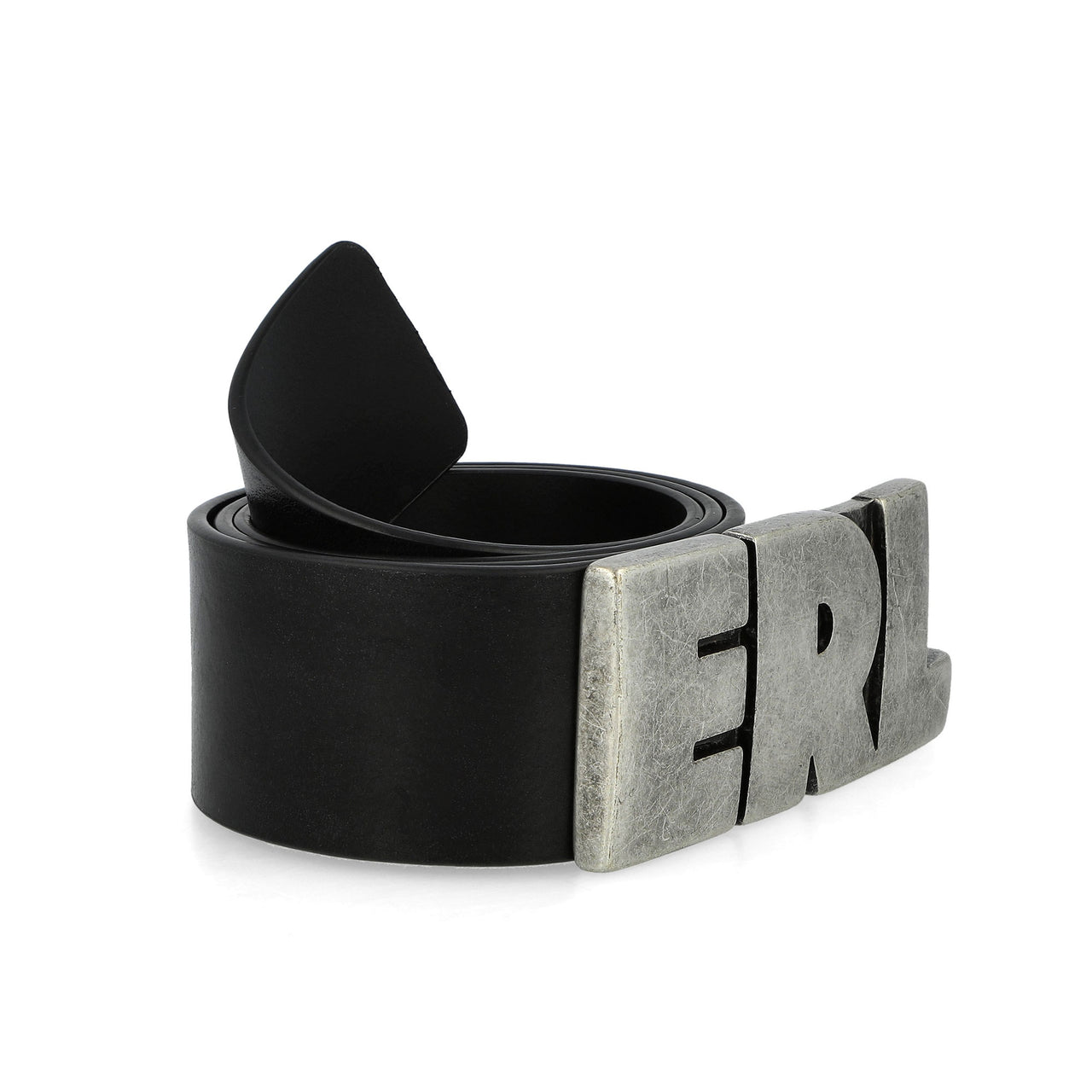 ERL Logo Leather Belt Black Belt ERL11K050-1 / Black | Overkill
