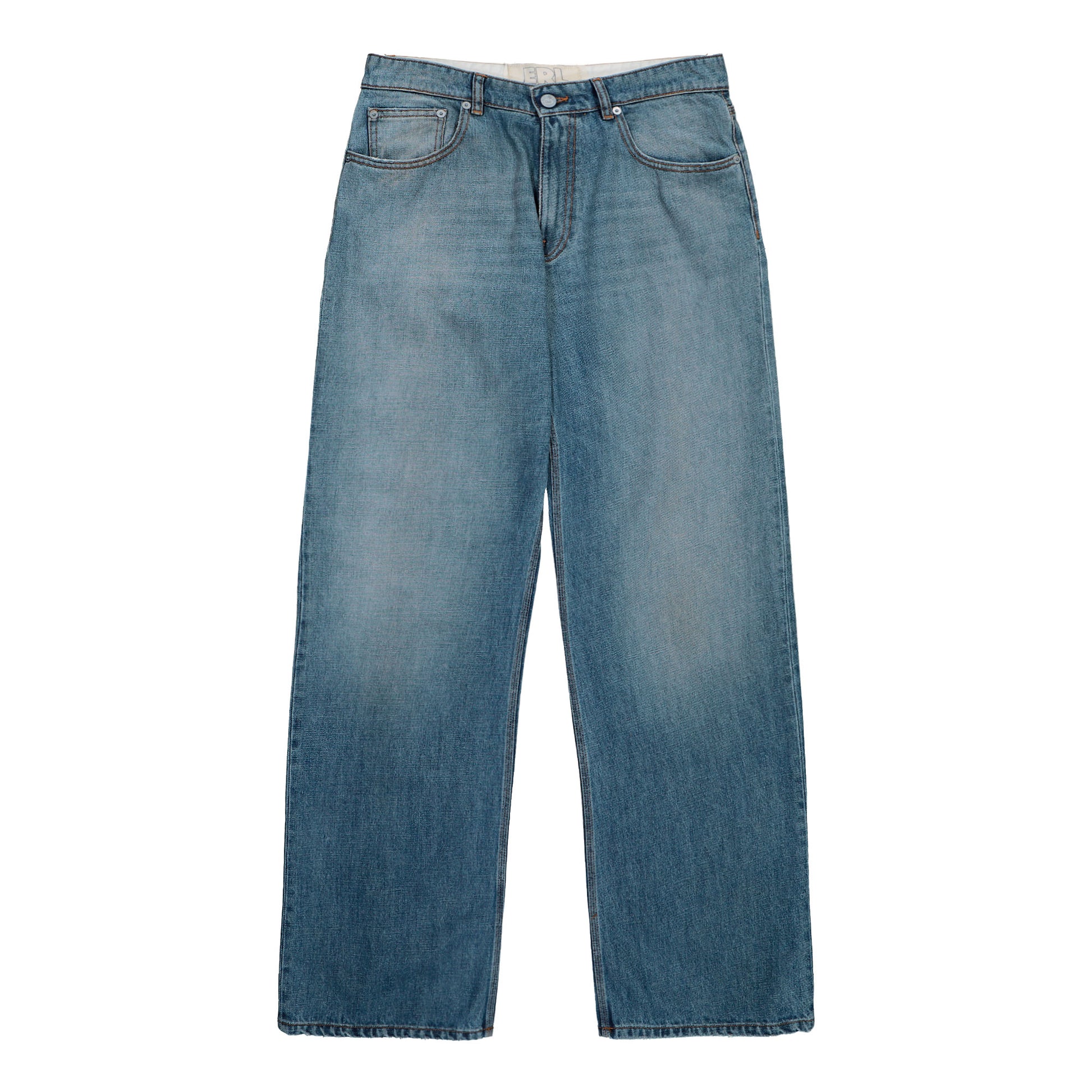 ERL Breakwater Wash Denim Woven Jeans Blue Pants ERL11P003-1 / Blue | Overkill
