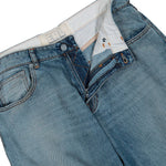 ERL Breakwater Wash Denim Woven Jeans Blue Pants ERL11P003-1 / Blue Detail View 1 | Overkill
