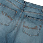 ERL Breakwater Wash Denim Woven Jeans Blue Pants ERL11P003-1 / Blue Detail View 2 | Overkill
