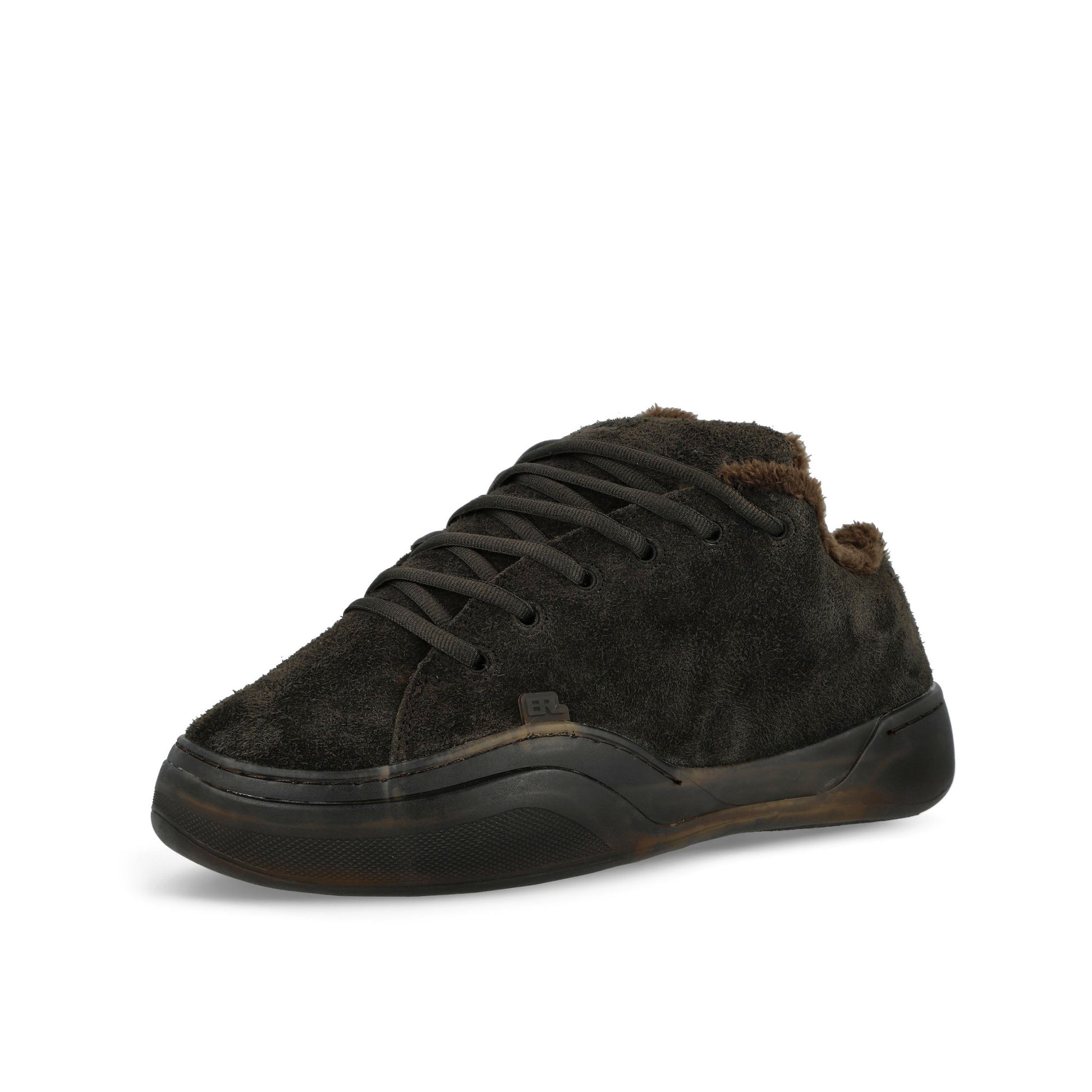 ERL Vamp Suede Mud Sneaker ERL11SH02-1 Detail View 4 | GATE