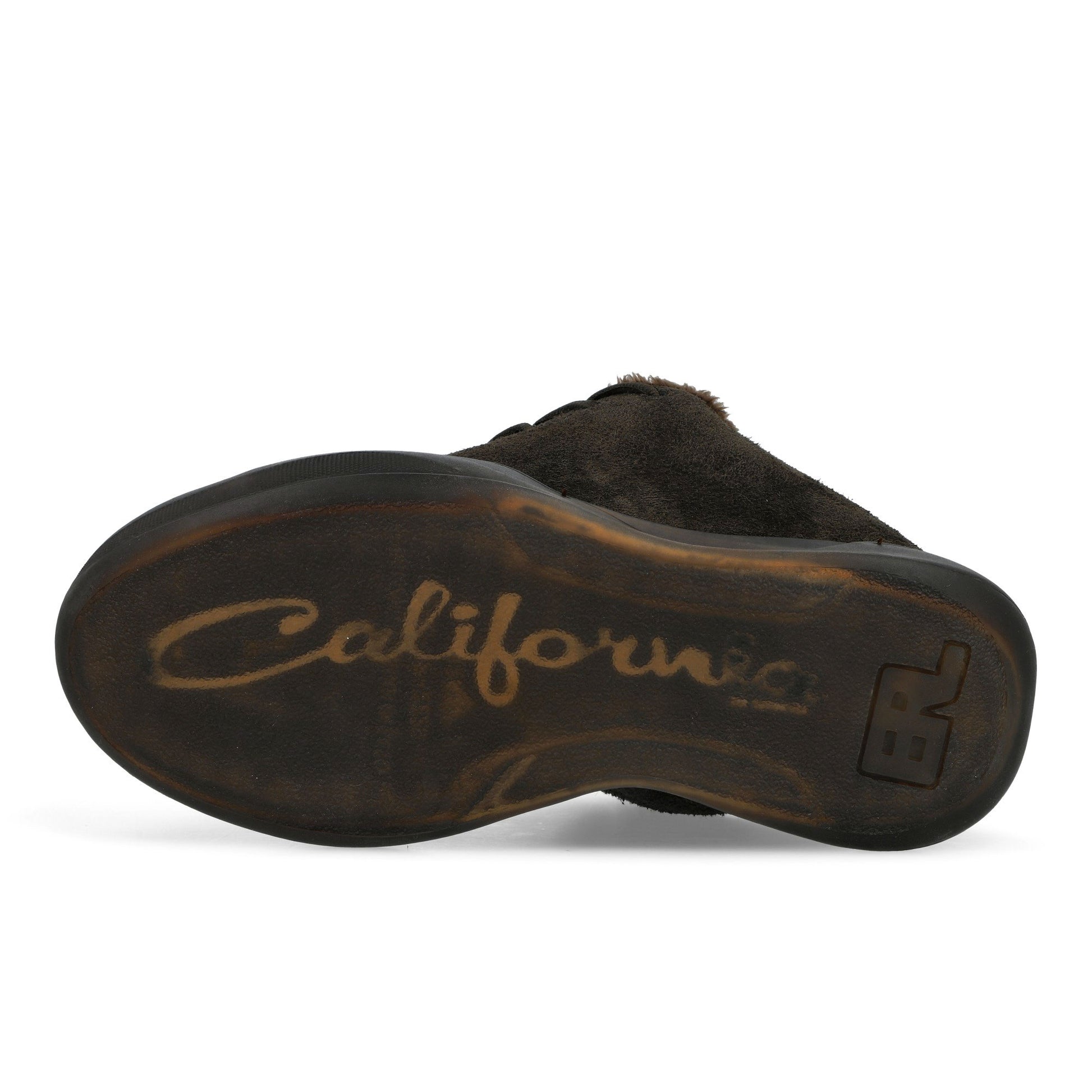 ERL Vamp Suede Mud Sneaker ERL11SH02-1 Detail View 6 | GATE