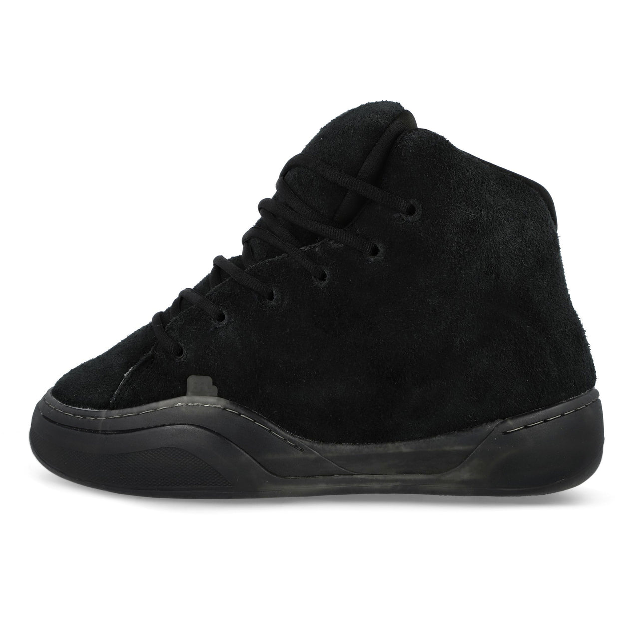 ERL Vamp High Suede Pirate Black Sneaker ERL11SH05-1 Detail View 1 | GATE