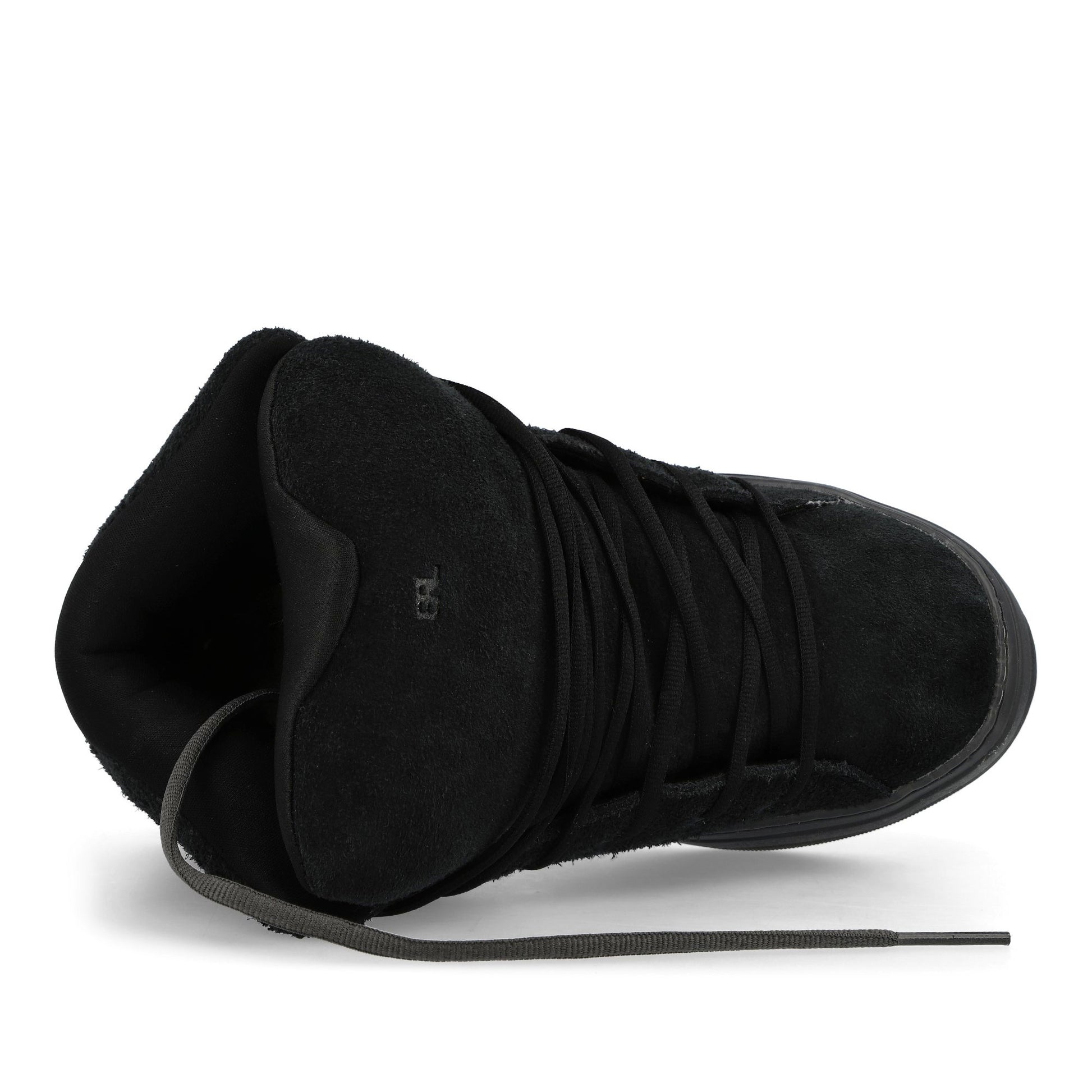 ERL Vamp High Suede Pirate Black Sneaker ERL11SH05-1 Detail View 5 | GATE