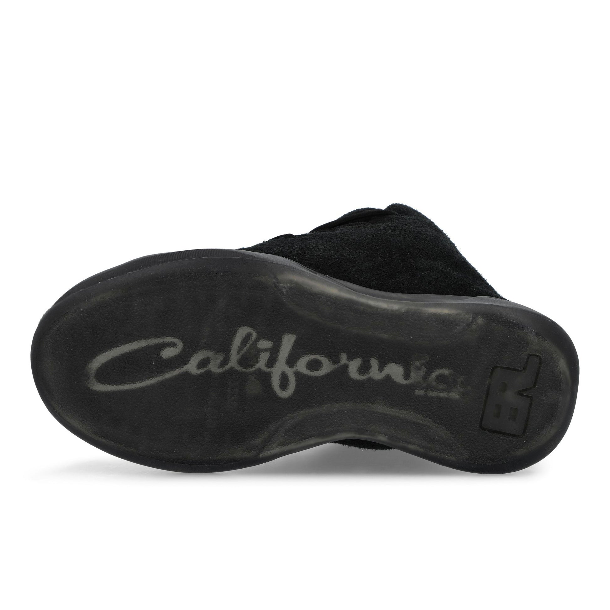 ERL Vamp High Suede Pirate Black Sneaker ERL11SH05-1 Detail View 6 | GATE