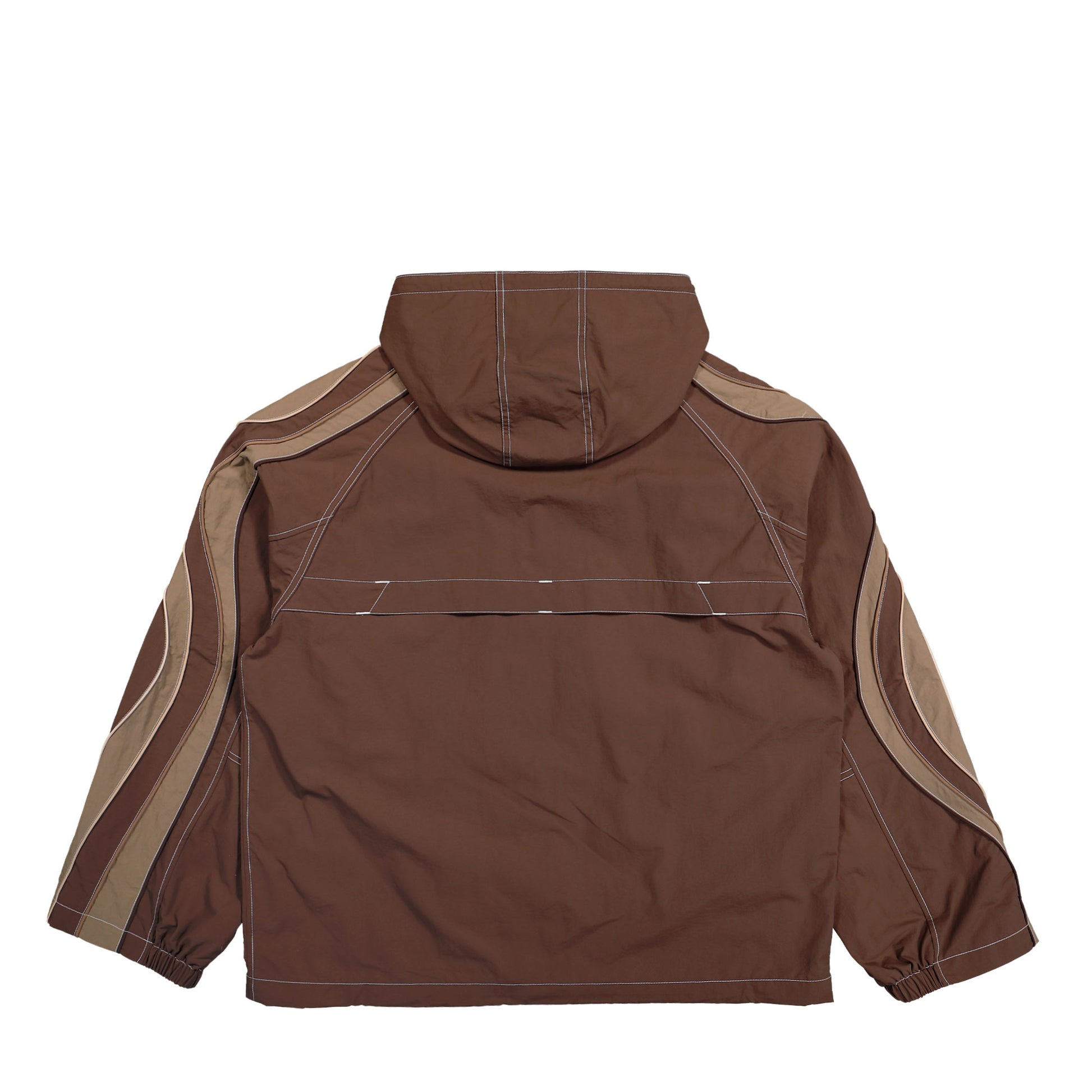 ERL Ufo Woven Track Jacket Brown  Jackets ERL12J020-1 / Brown Detail View 2 | GATE
