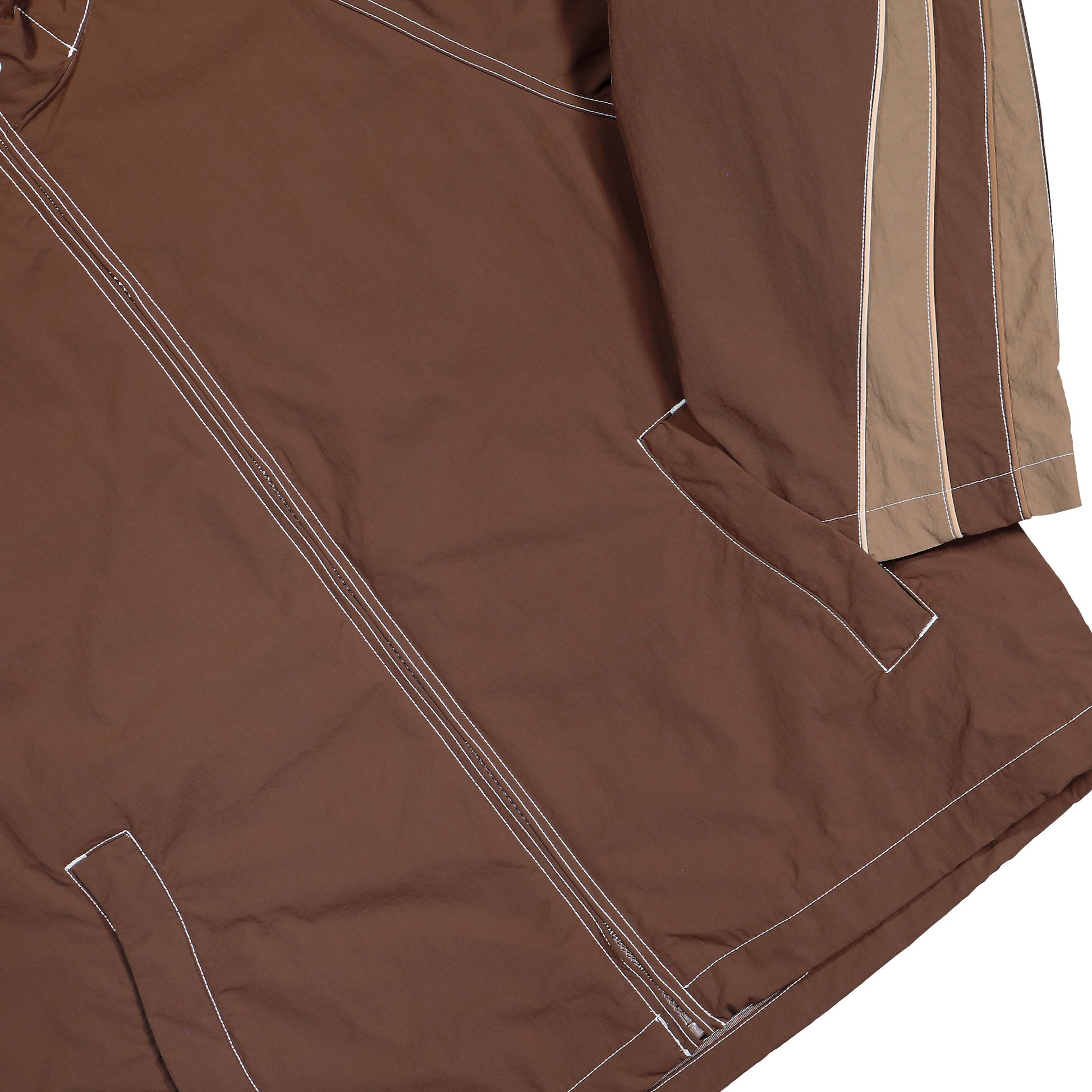 ERL Ufo Woven Track Jacket Brown  Jackets ERL12J020-1 / Brown Detail View 4 | GATE
