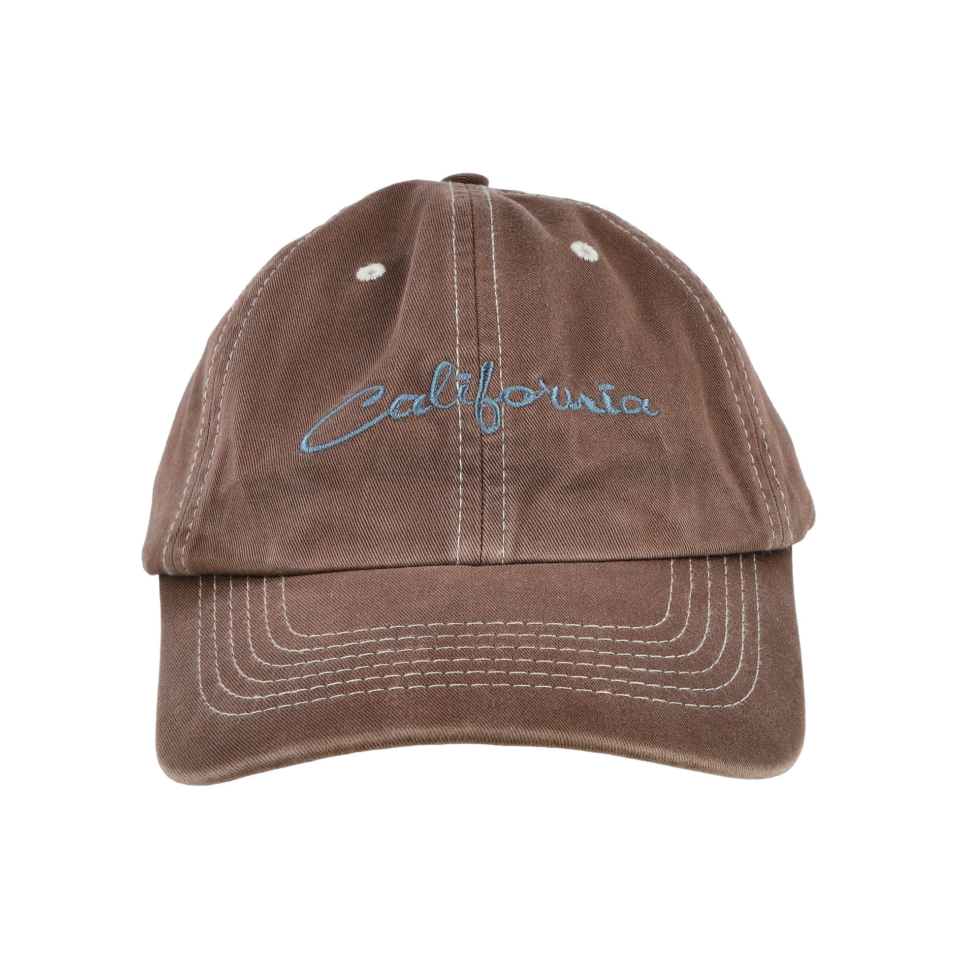 ERL California Woven Cap Brown  Caps ERL12K030-2 / Brown Detail View 4 | GATE

