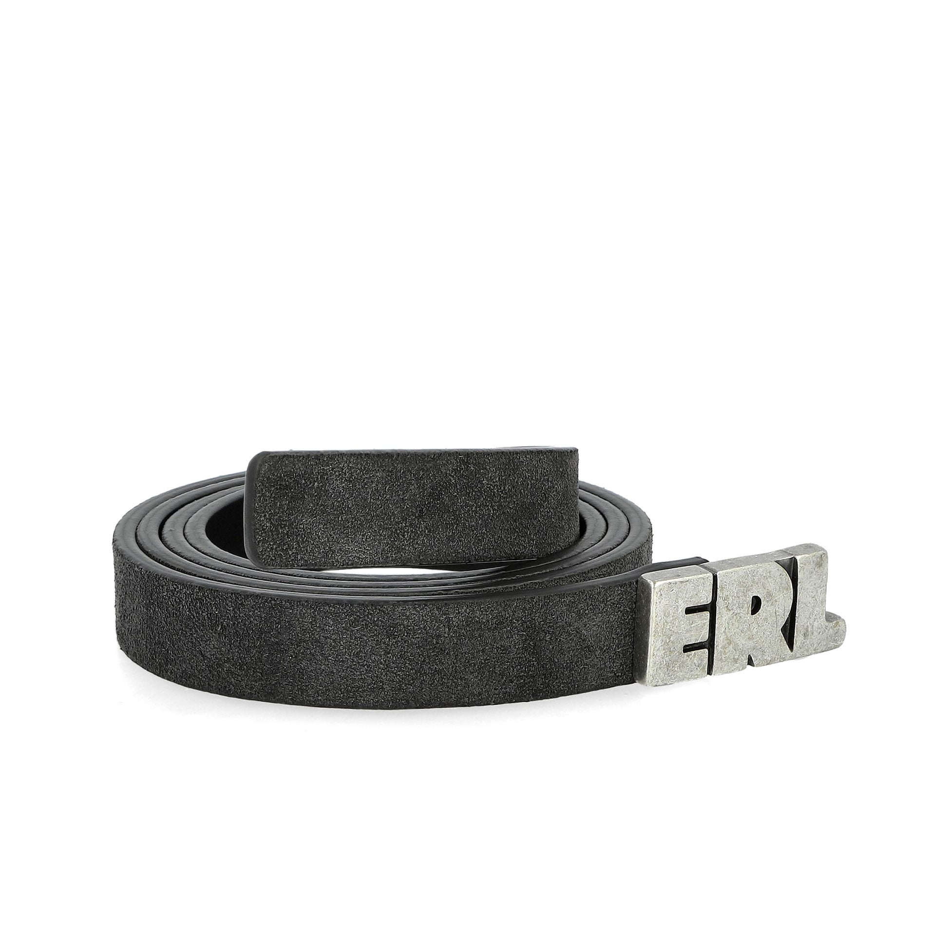 Stone Island Suede Skinny Leather Belt Pepe Belts ERL12K053-3 / Pepe Detail View 1 | GATE
