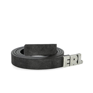 ERL Suede Skinny Leather Belt Pepe Belts ERL12K053-3 / Pepe Detail View 1 | GATE
