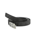 Stone Island Suede Skinny Leather Belt Pepe Belts ERL12K053-3 / Pepe Detail View 4 | GATE
