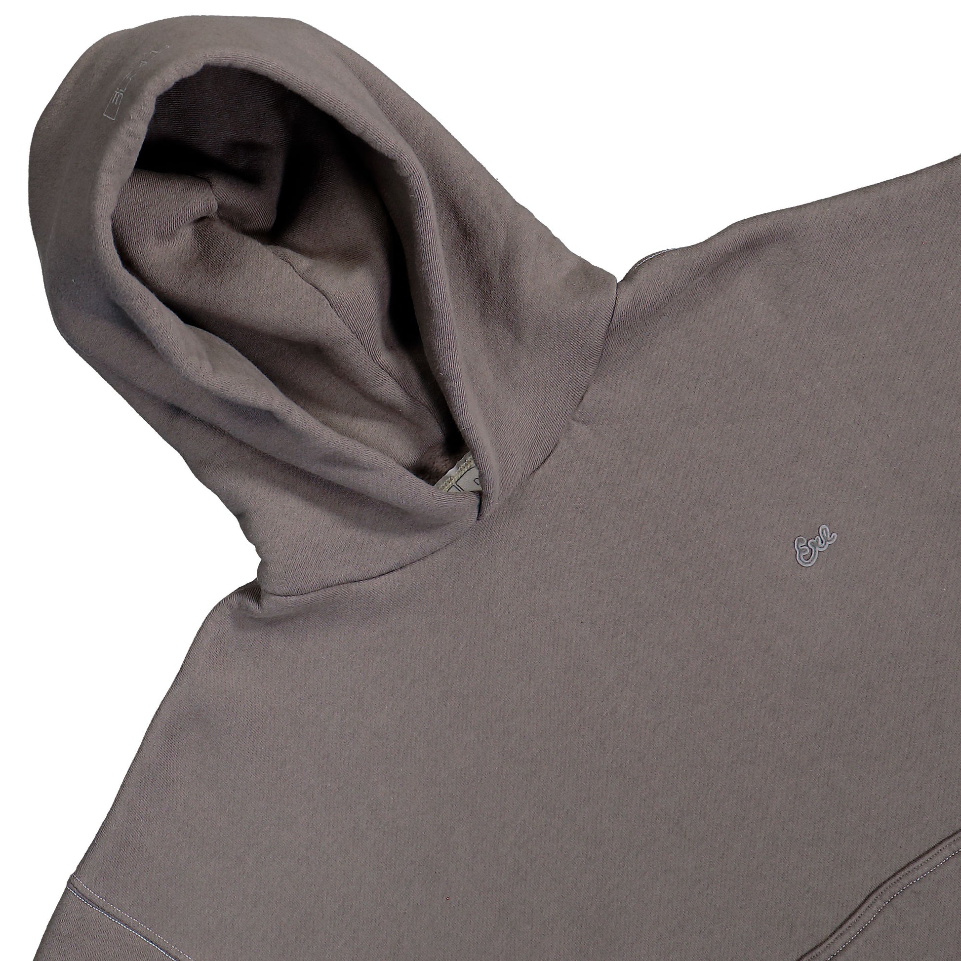 ERL Heathered Knit Hoodie Taupe  Hoodies ERL12T021-1 / Taupe Detail View 3 | GATE
