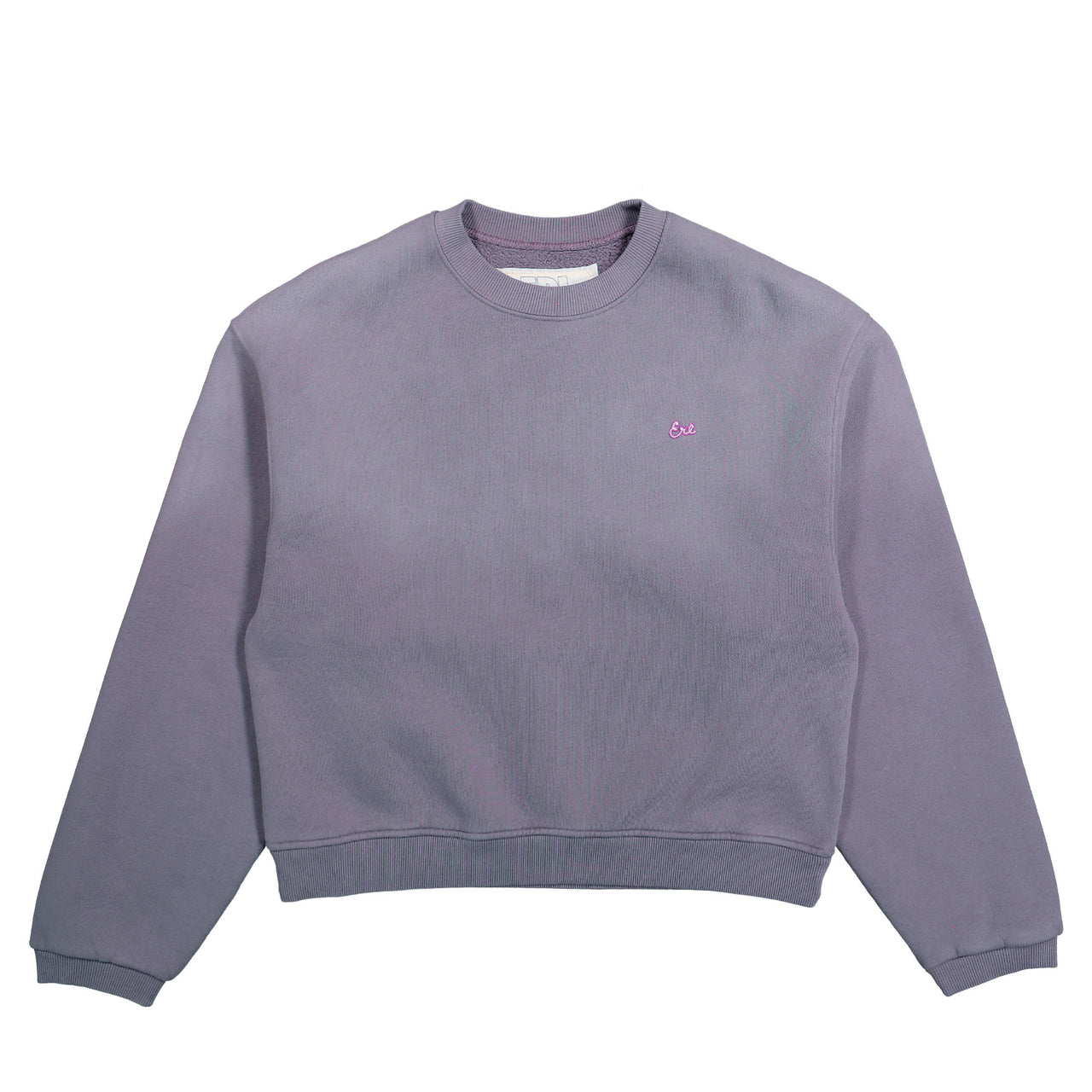 ERL Script Crewneck Knit Sweatshirt Purple  Sweatshirts ERL12T024-3 / Purple Detail View 1 | GATE
