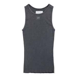 ERL Faded Black Knit Tank Top Faded Black  Tops ERL12T101-1 / Faded Black Detail View 1 | GATE
