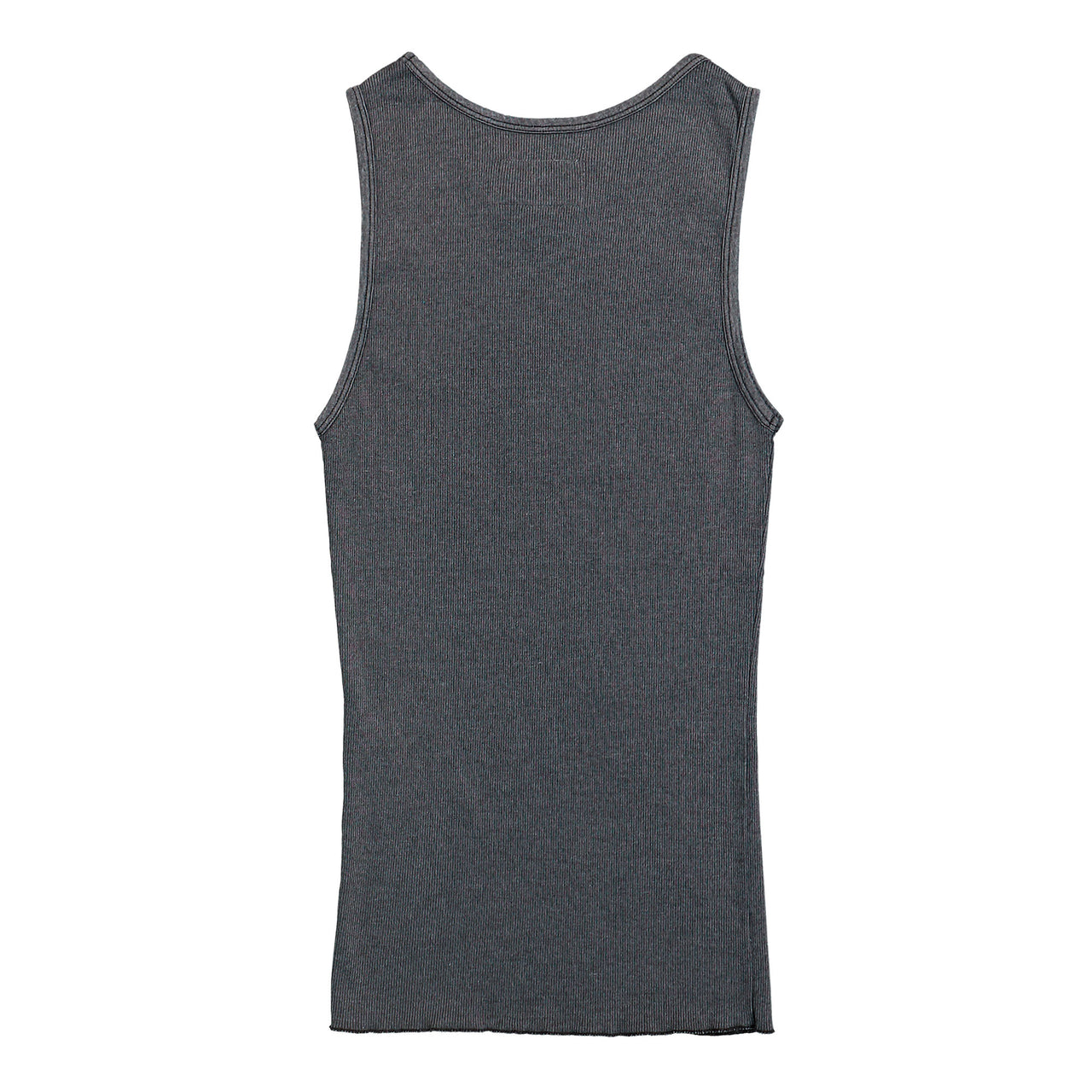ERL Faded Black Knit Tank Top Faded Black  Tops ERL12T101-1 / Faded Black Detail View 1 | GATE
