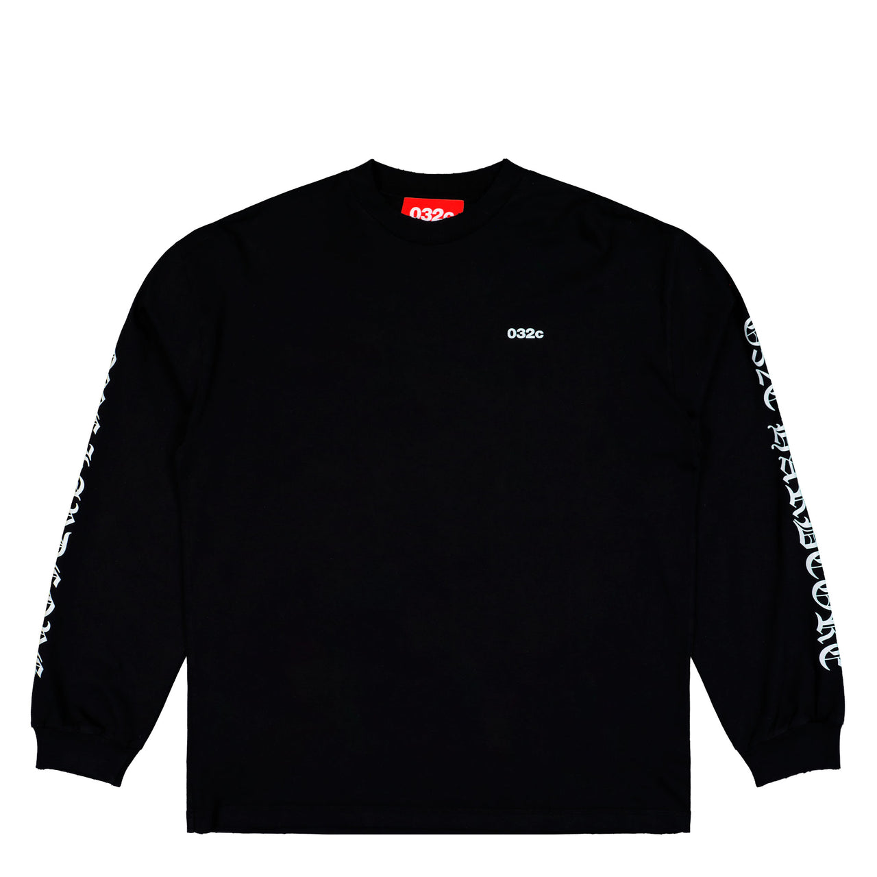 032c Hardcore Since 2001 Longsleeve Washed Black Longsleeves F25-URC-0251-050 | Overkill
