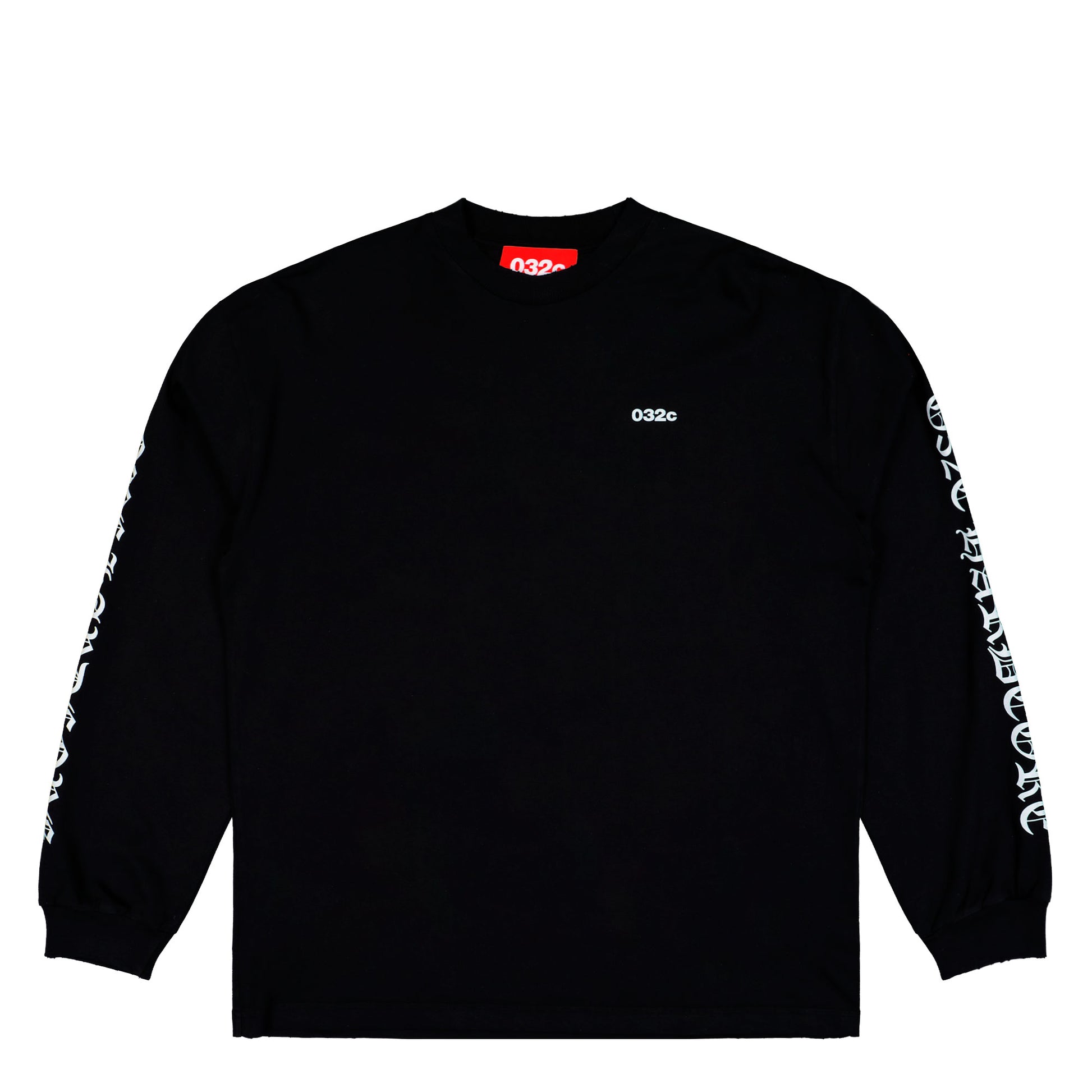 032c Hardcore Since 2001 Longsleeve Washed Black Longsleeves F25-URC-0251-050 | Overkill
