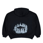 032c Hansel and Gretel Oversized Hoodie Washed Black Hoodies F325-URC-0631-050 Close-up | Overkill
