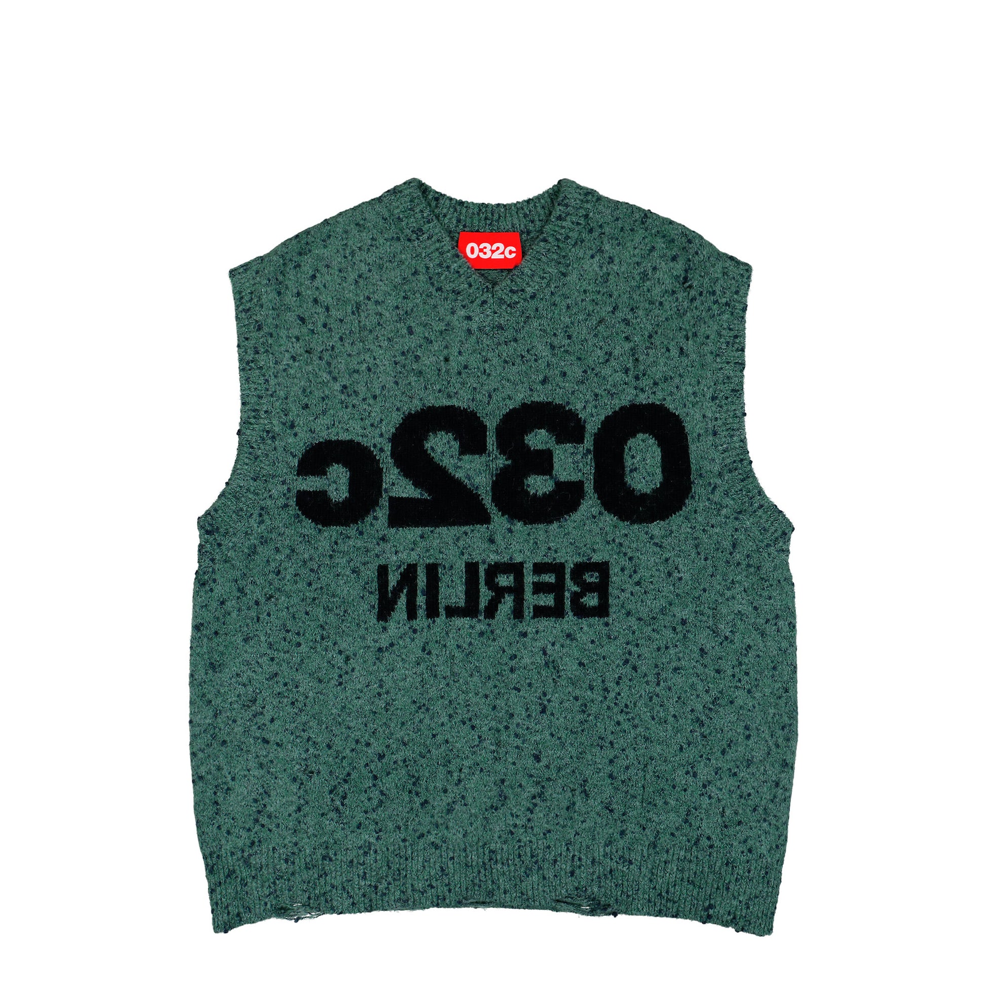 032c Selfie Vest Blue / Phosphor Green Knits F25-URK-0312-450 | Overkill
