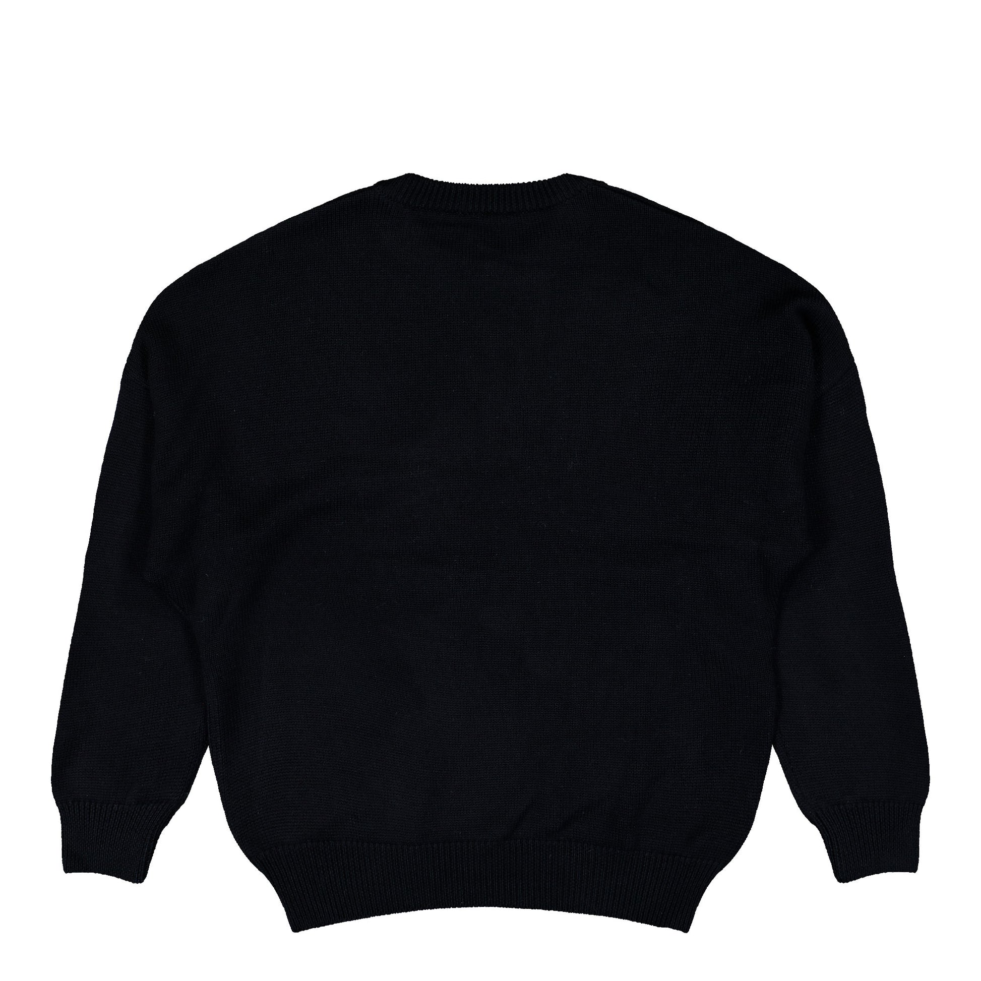 032c Selfie Sweater Black / Black Melange Sweatshirts F25-URK-1511-000 Close-up | Overkill

