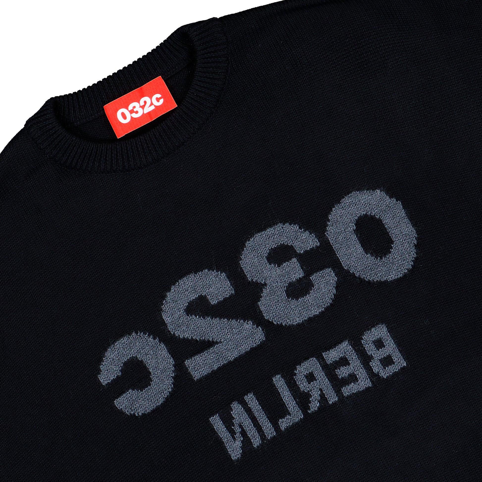 032c Selfie Sweater Black / Black Melange Sweatshirts F25-URK-1511-000 Detailfoto | Overkill
