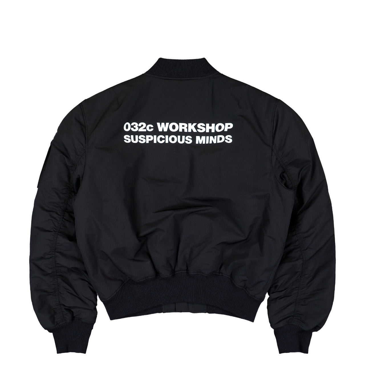 032c Suspicious Minds Bomber Jacket Black Jackets F25-URW-1912-000 | Overkill

