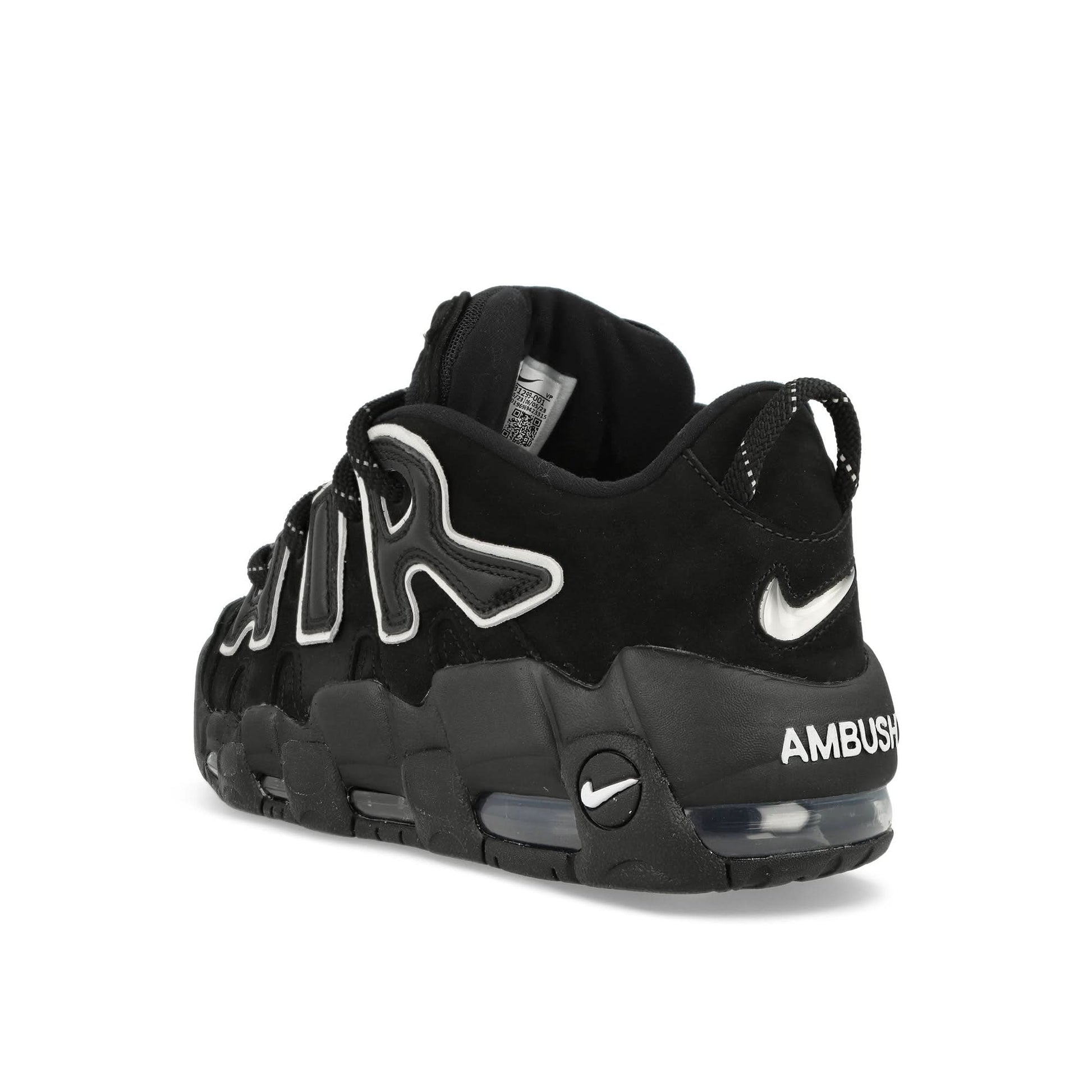 Ambush Air More Uptempo Low SP Black Sneaker Detail view 3 | Gate