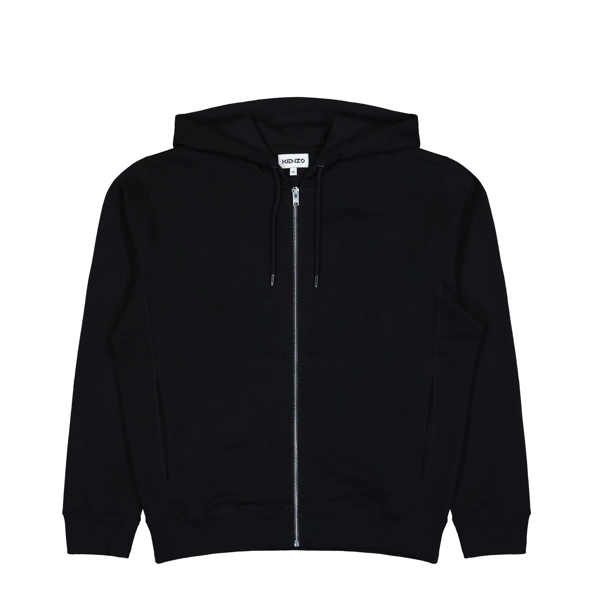 KENZO Tiger Seasonal Full Zip Hoodie Black Hoodies FC55BL7294XH Detail View 1 | GATE
