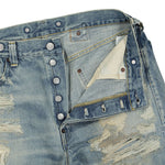 KENZO 501 1933 Distressed Jeans Blue Detail view 4 | Gate