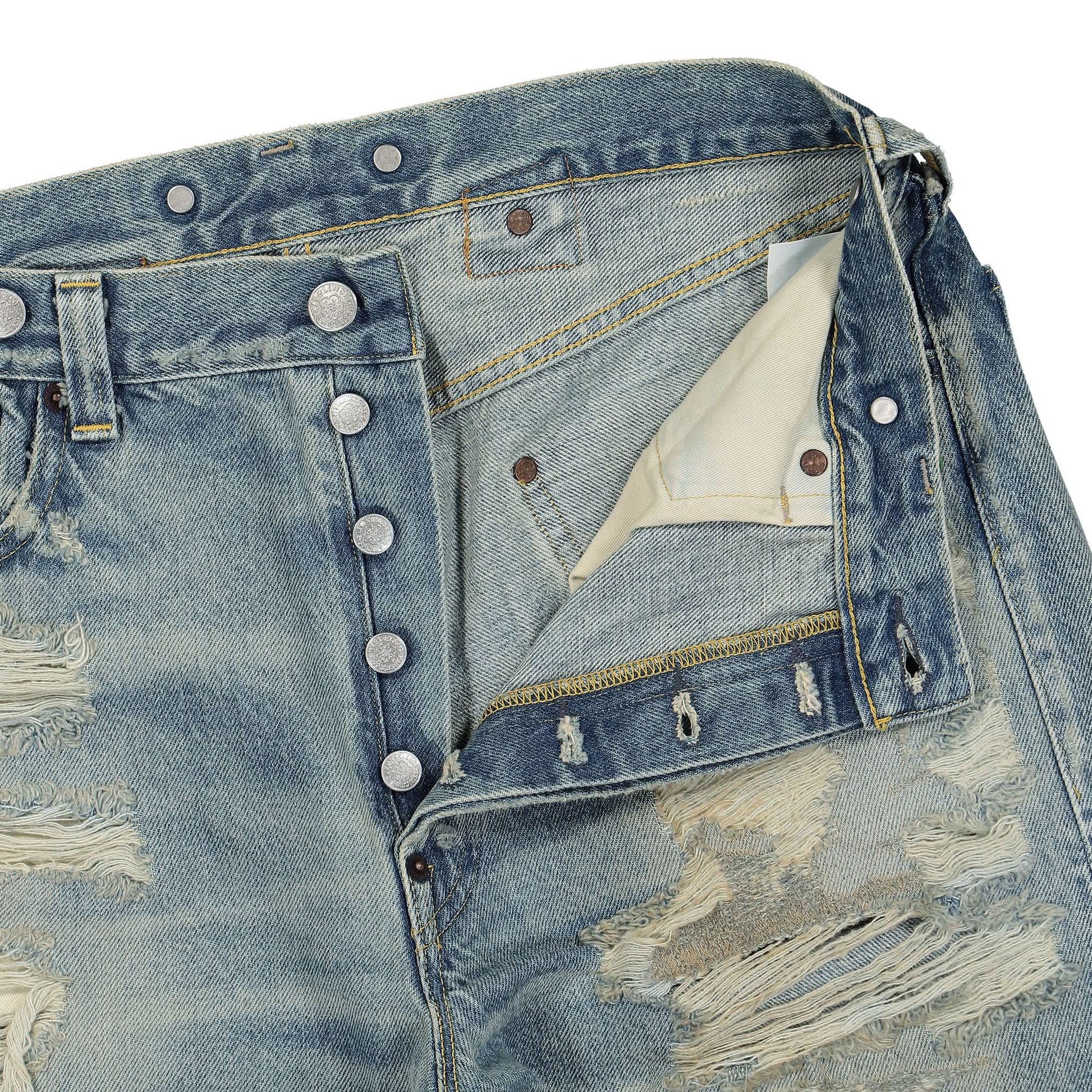 KENZO 501 1933 Distressed Jeans Blue Detail view 4 | Gate