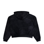 424 Academy Zip Up Hoodie Vintage Black Hoodies FFF5MF70AP JE001 999 / Vintage Black Detail View 2 | GATE
