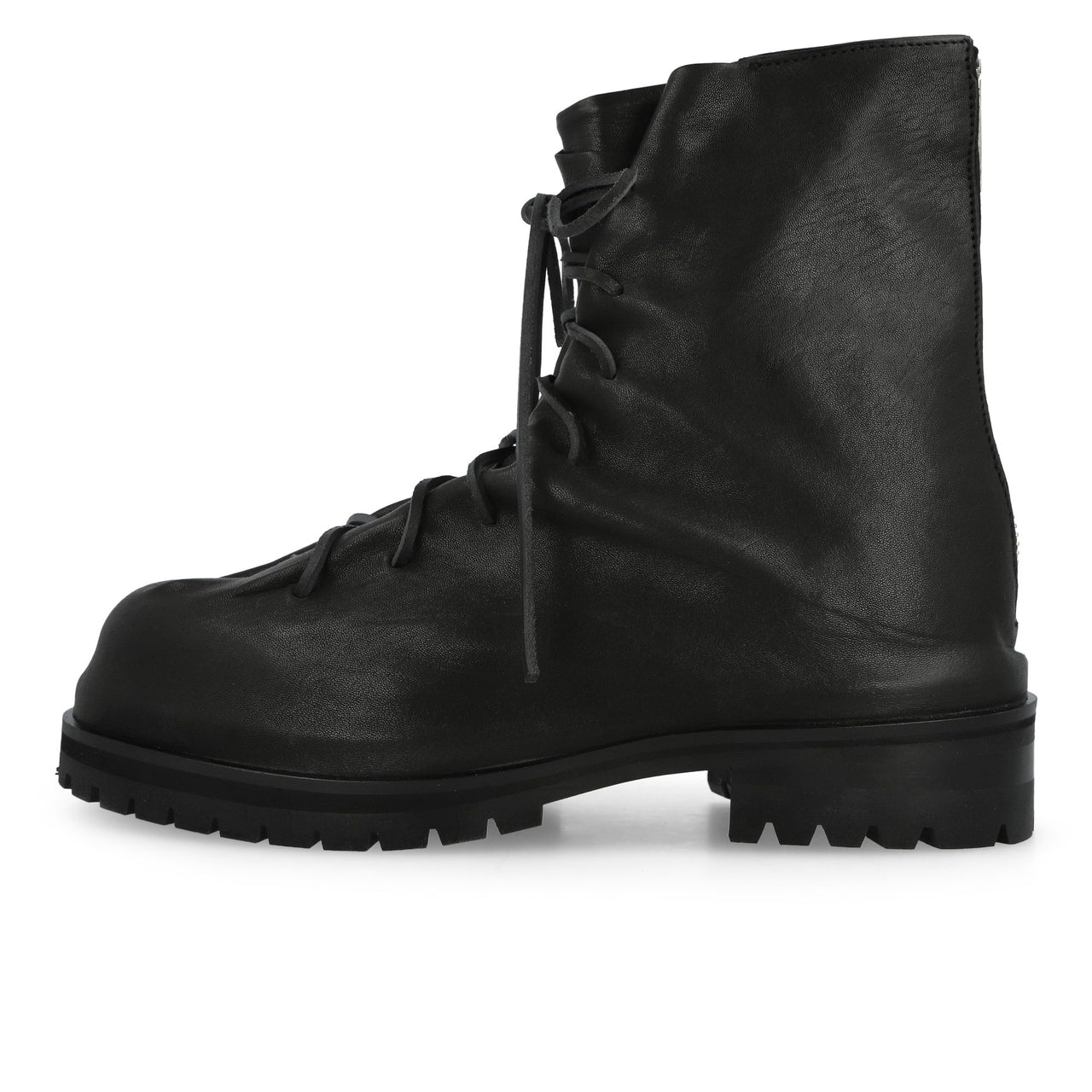 424 Laced Up Marathon Boot Black Boots FFF5MQ54AP PE001 999 / Black Detail View 1 | GATE
