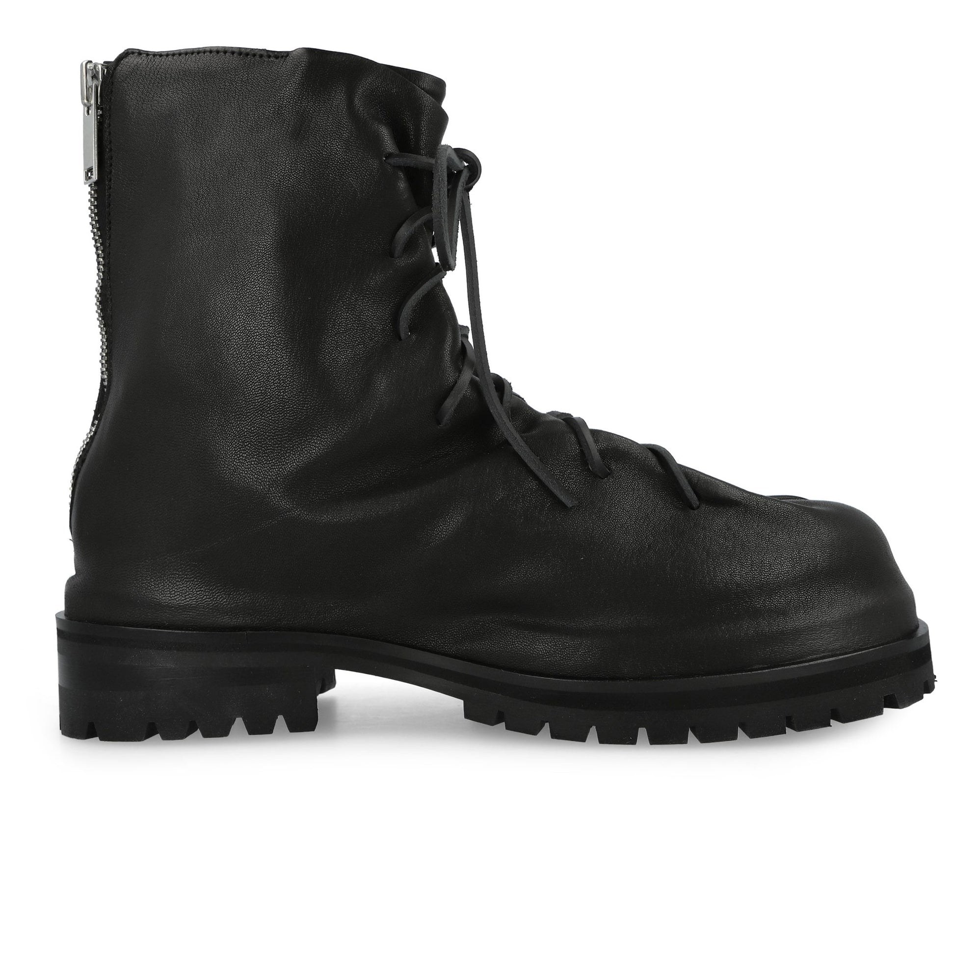 424 Laced Up Marathon Boot Black Boots FFF5MQ54AP PE001 999 / Black Detail View 2 | GATE
