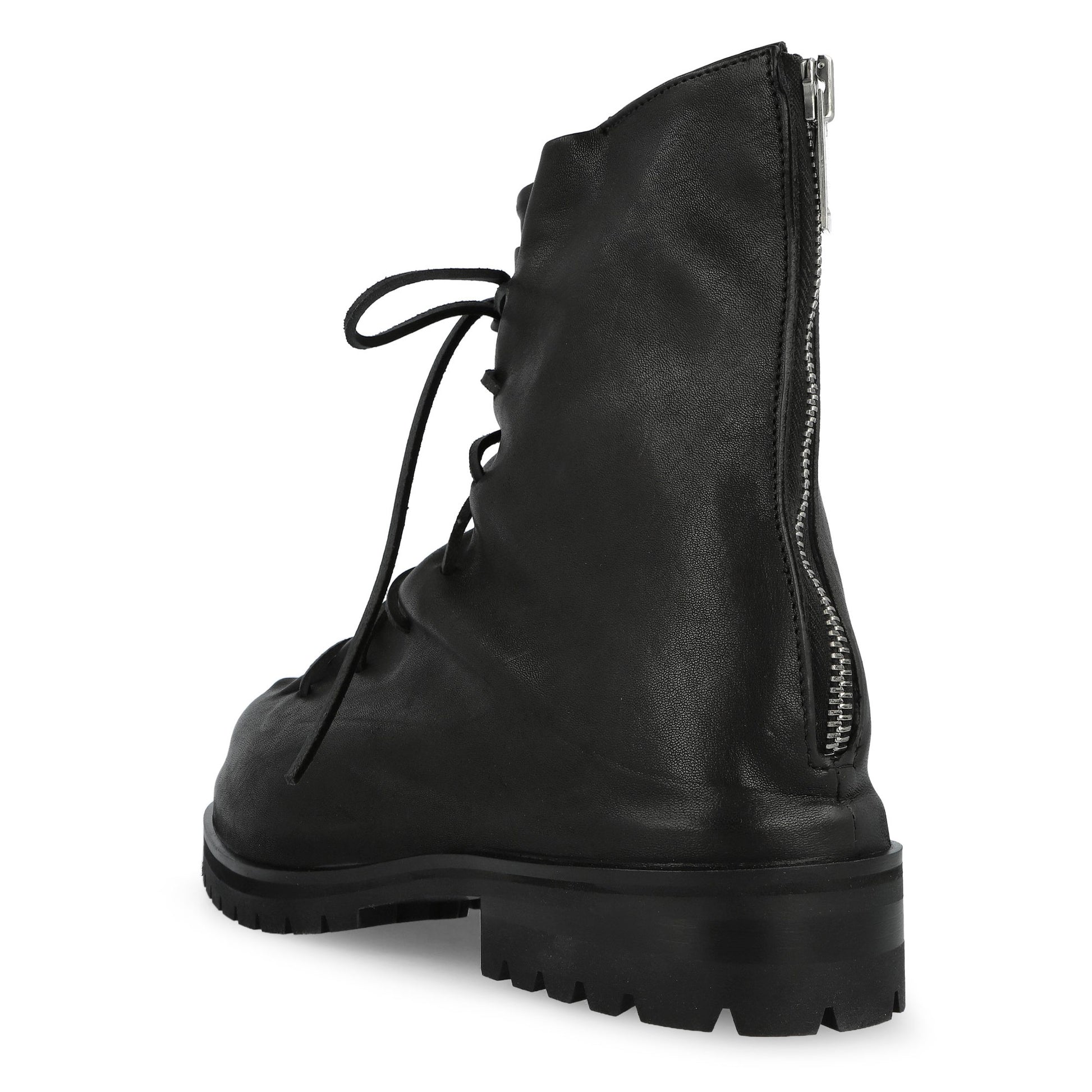 424 Laced Up Marathon Boot Black Boots FFF5MQ54AP PE001 999 / Black Detail View 3 | GATE
