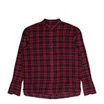 424 Flannel Shirt Red Shirts FFF5MS15BP TQ085 310 / Red Detail View 1 | GATE
