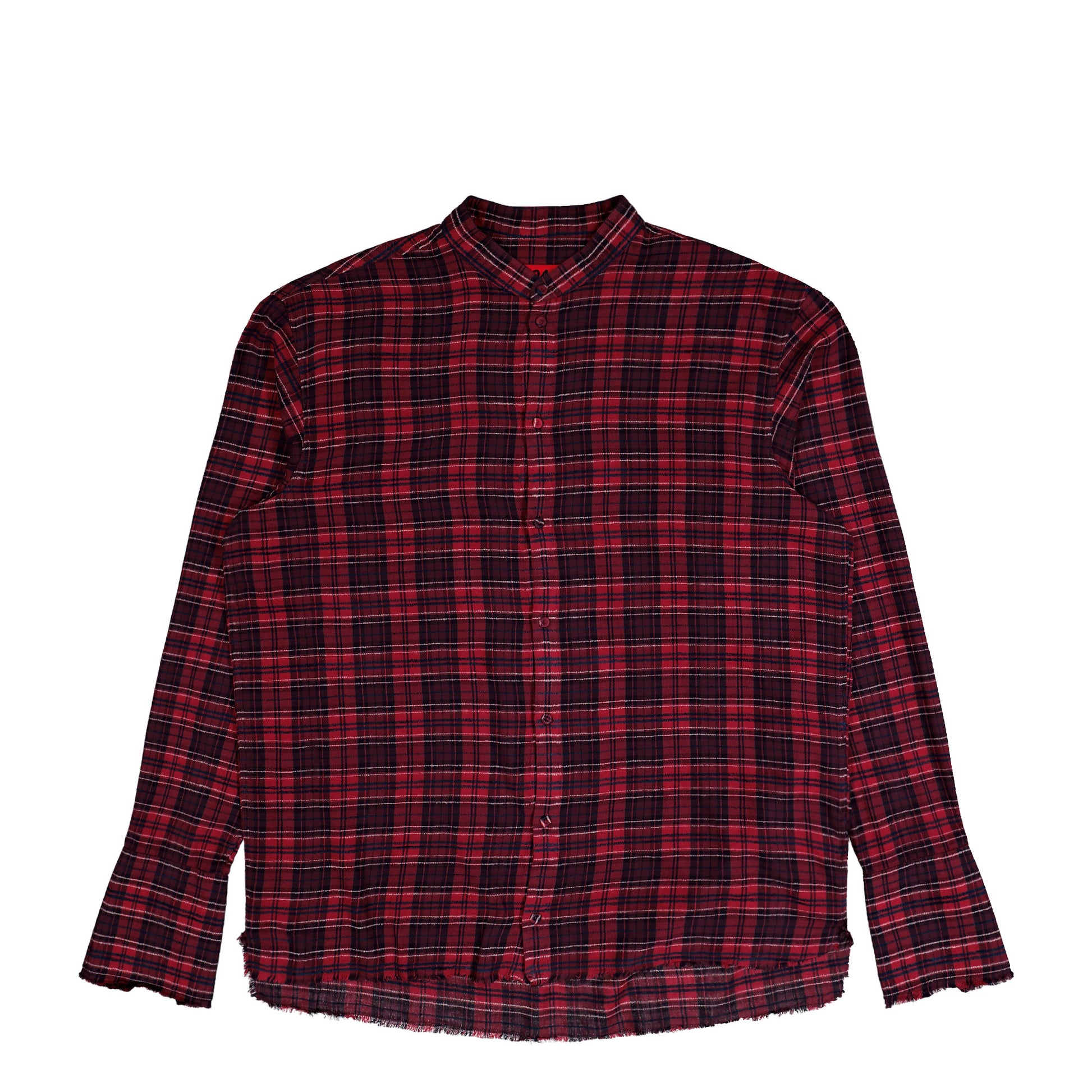 424 Flannel Shirt Red Shirts FFF5MS15BP TQ085 310 / Red Detail View 1 | GATE
