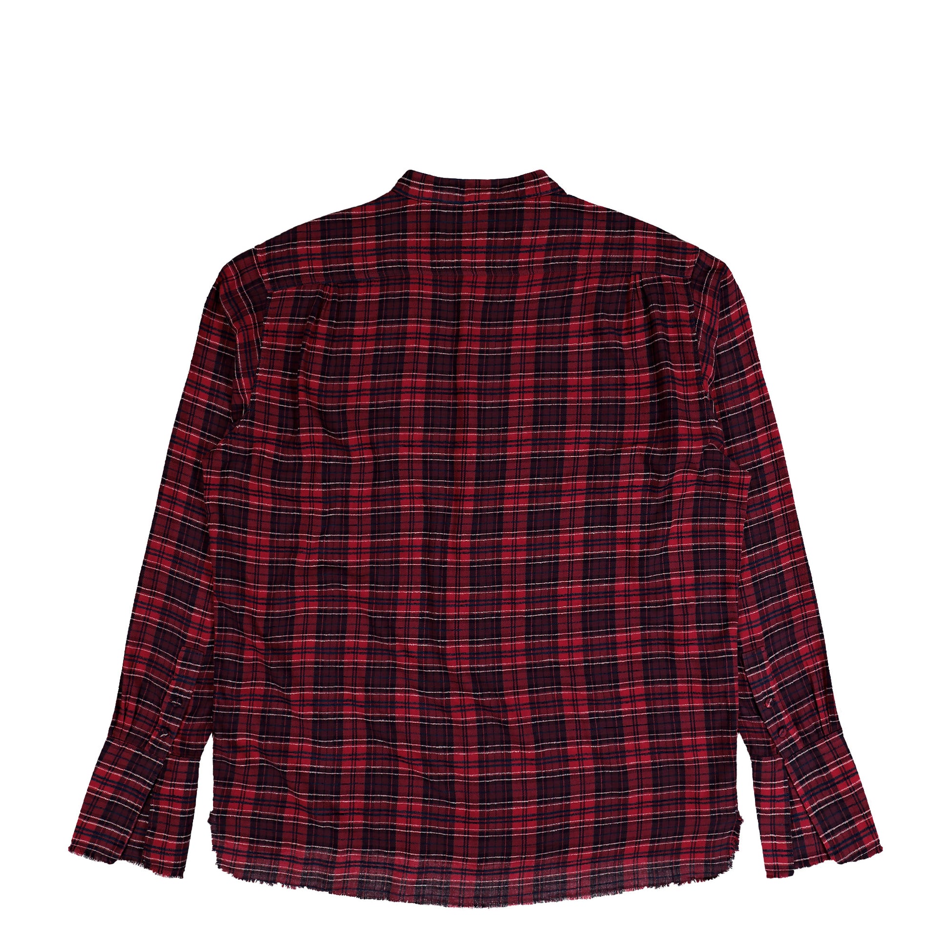 424 Flannel Shirt Red Shirts FFF5MS15BP TQ085 310 / Red Detail View 2 | GATE
