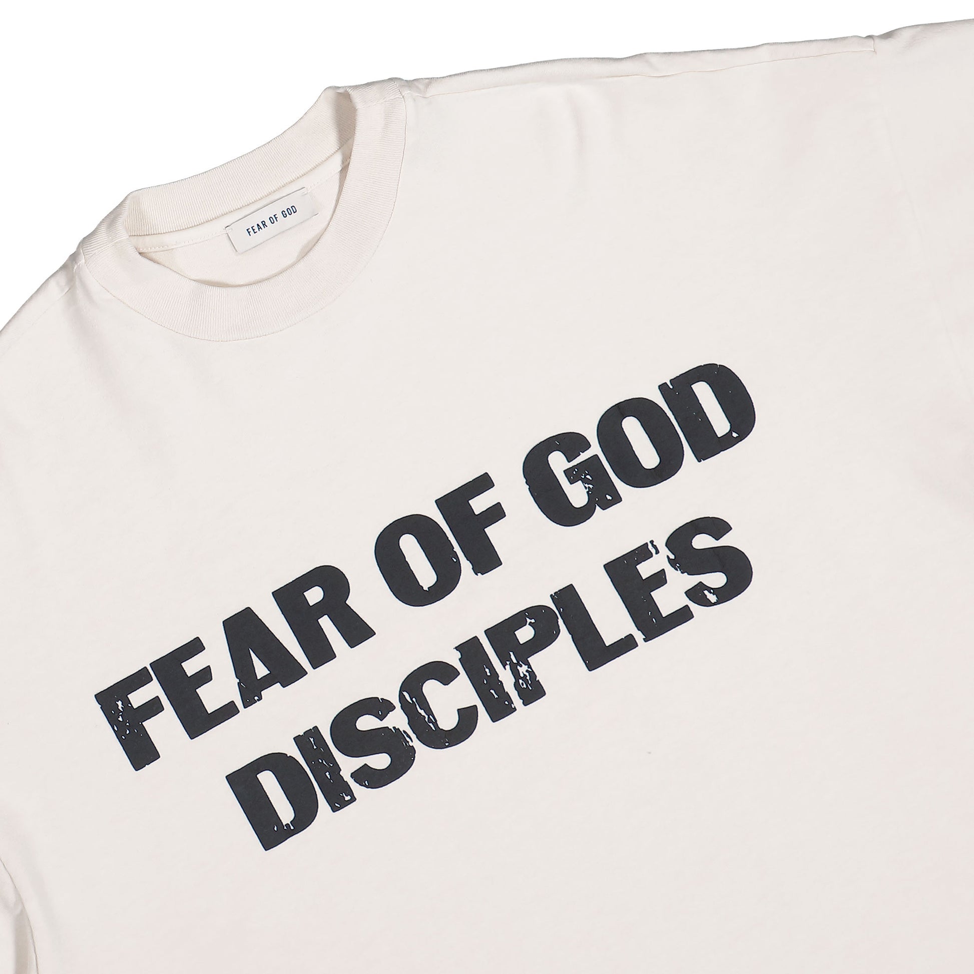 Fear Of God Relaxed Disciple Tee Beige T-Shirts FG25FW10-10309HWJUS Detail View 3 | GATE