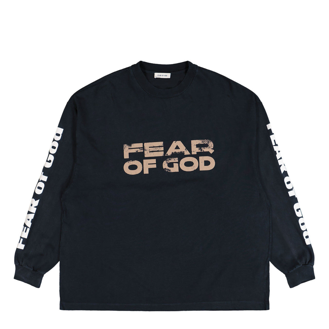 Fear Of God Relaxed Fear Of God LS Tee Black Longsleeves FG25FW10-10402HWJUS Detail View 1 | GATE