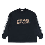 Fear Of God Relaxed Fear Of God LS Tee Black Longsleeves FG25FW10-10402HWJUS Detail View 1 | GATE