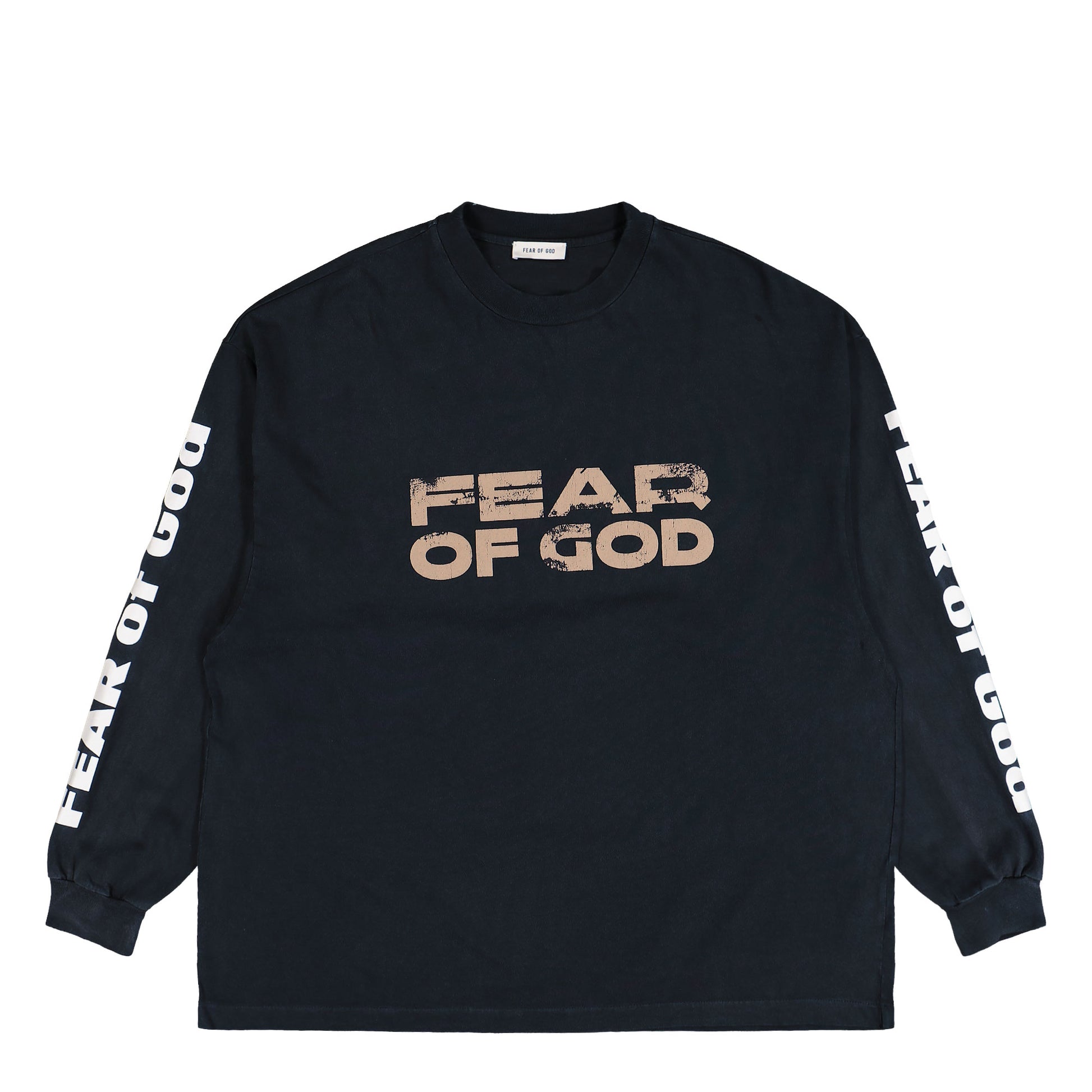 Fear Of God Relaxed Fear Of God LS Tee Black Longsleeves FG25FW10-10402HWJUS Detail View 1 | GATE