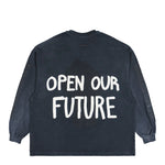Fear Of God Relaxed Future LS Tee Black Longsleeves FG25FW10-10403HWJUS Detail View 2 | GATE