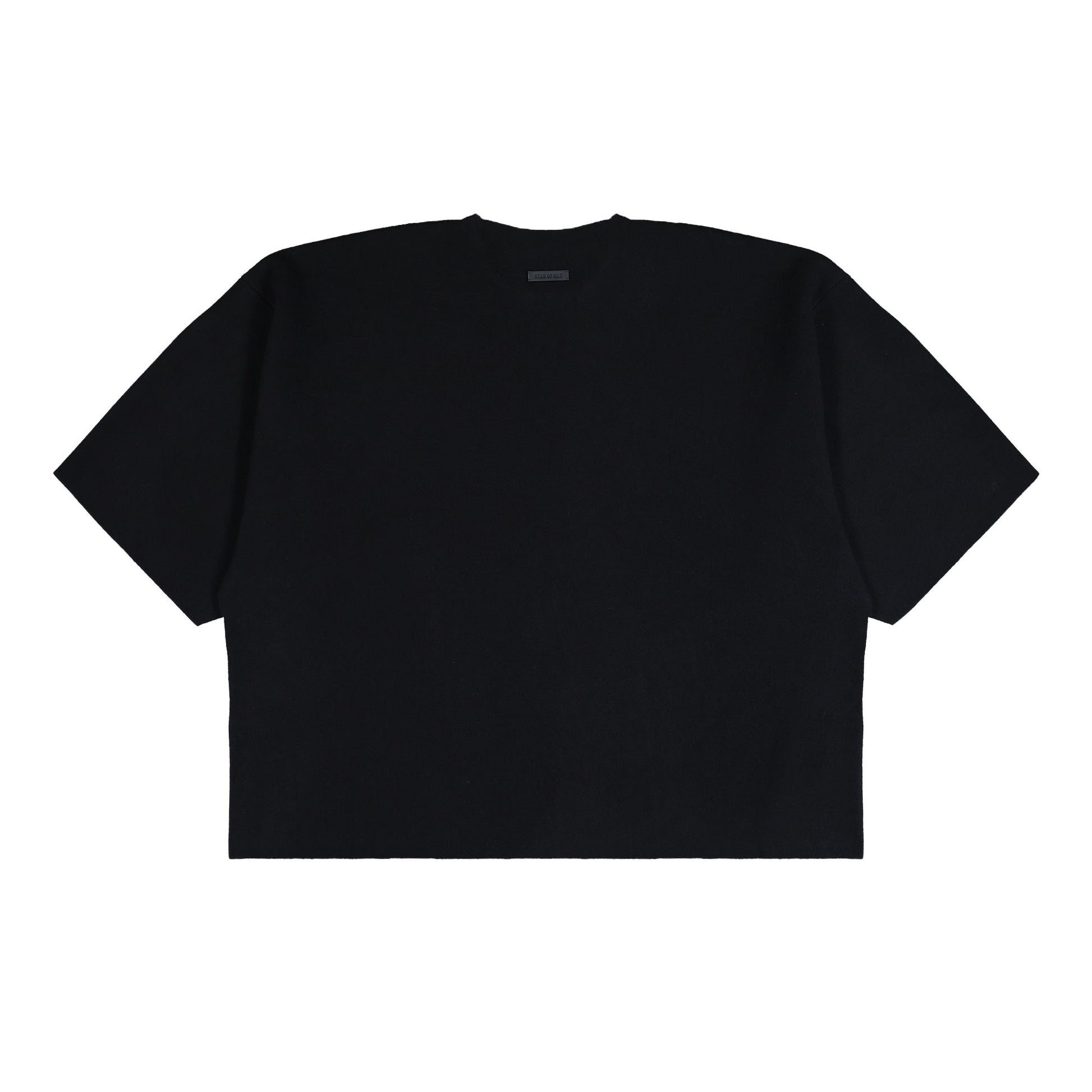Fear Of God Milano Knit Tee Black T-Shirts FG25FW20-212LAW Detail View 2 | GATE