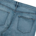 Fear Of God  Straight “Revolution“ Jeans Light Indigo Denim FG25FW45-45401KDNM Detail View 2 | Overkill
